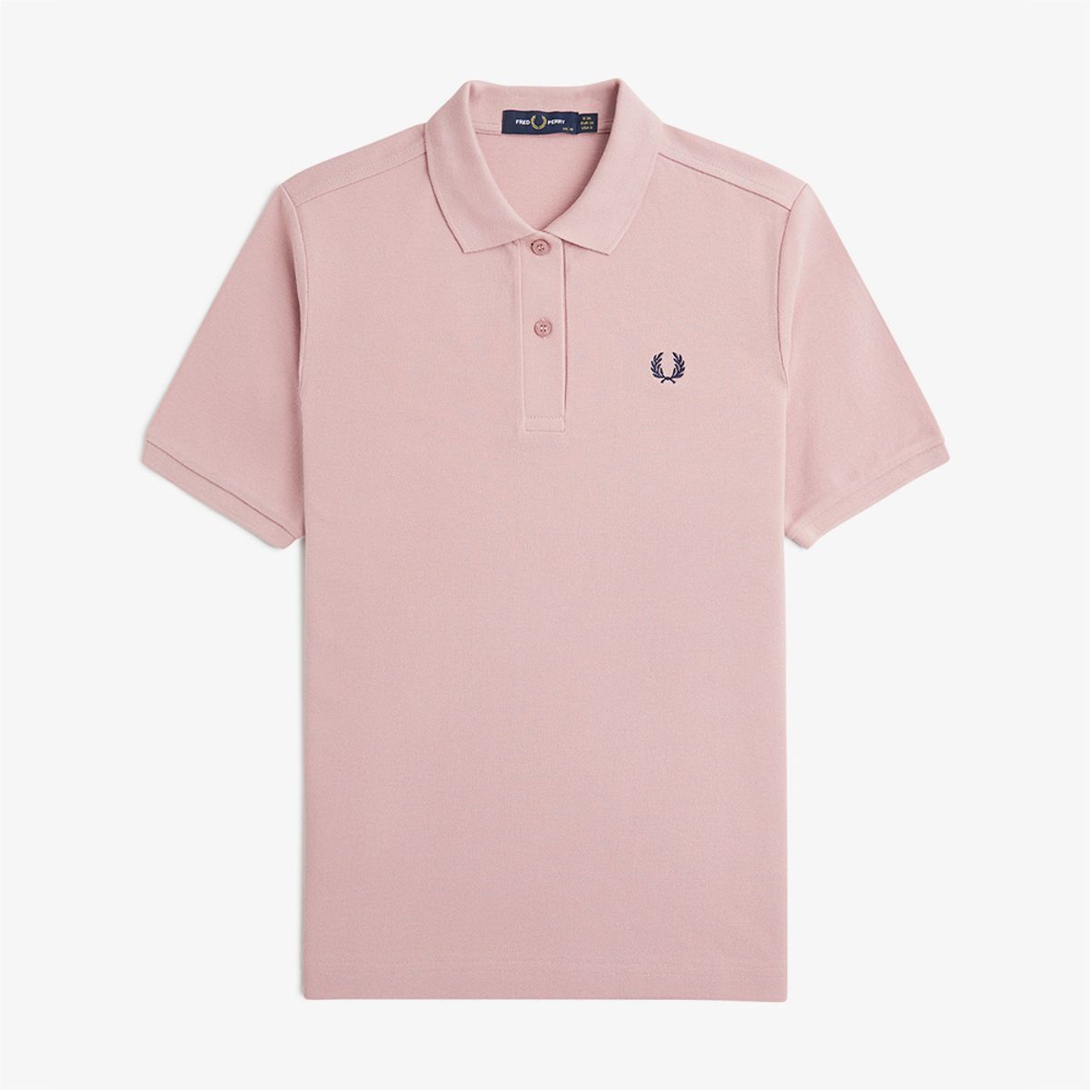 프레드페리(FRED PERRY) [G6000] 여성 플레인 프레드페리 셔츠 - 더스티로즈핑크/네이비 AFPF2416000-U81