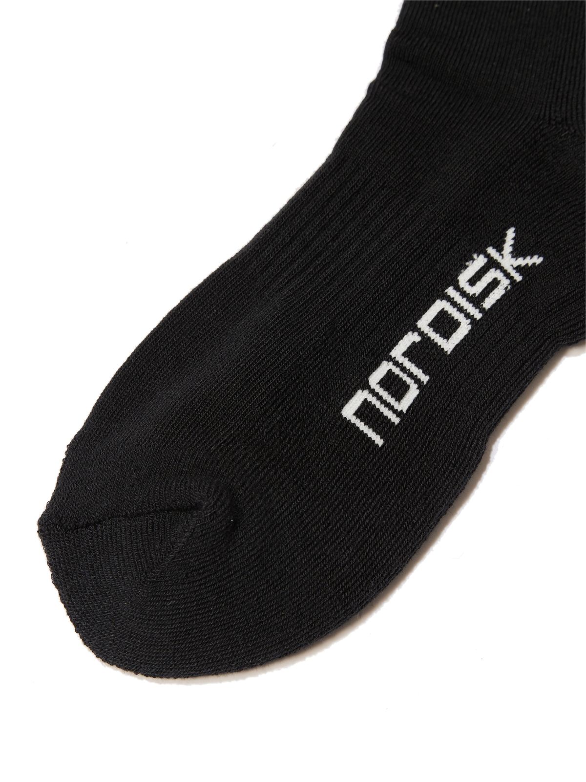 노르디스크(NORDISK) [네이처워크] 쿨맥스 크루 삭스_Black