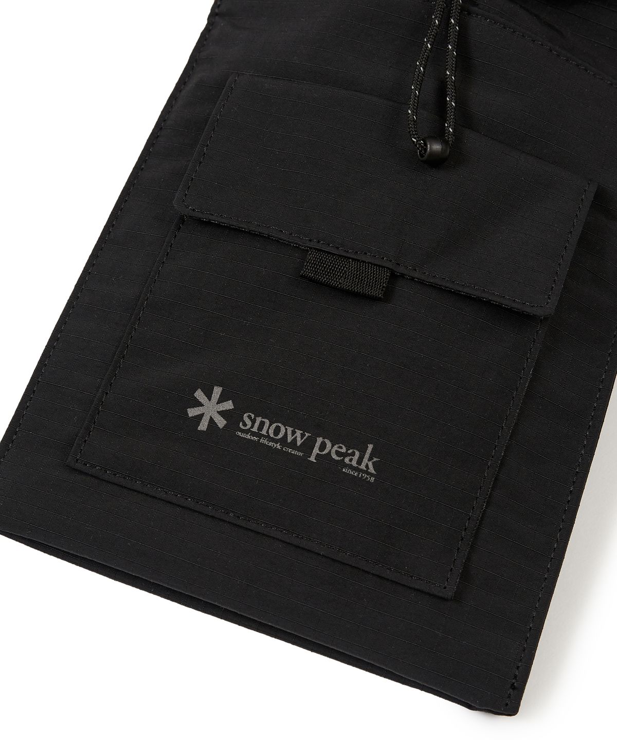 스노우피크 어패럴(SNOWPEAK APPAREL) 듀얼테크 미니 사코슈 Black (S24SUFSB38)