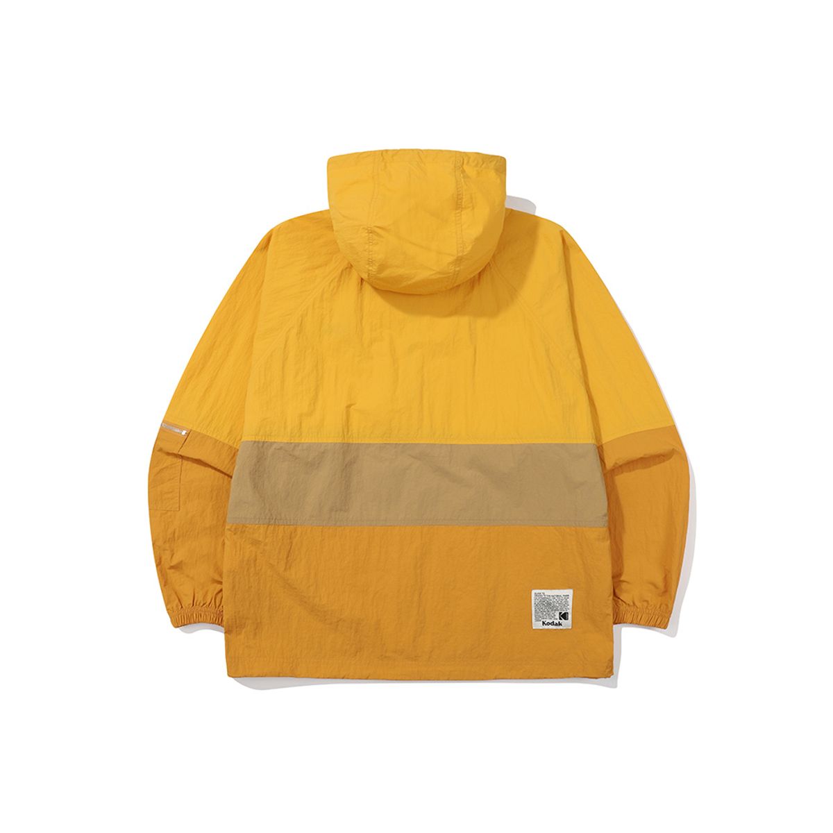 코닥(KODAK) 씨너리 컬러블록 아노락 자켓 YELLOW