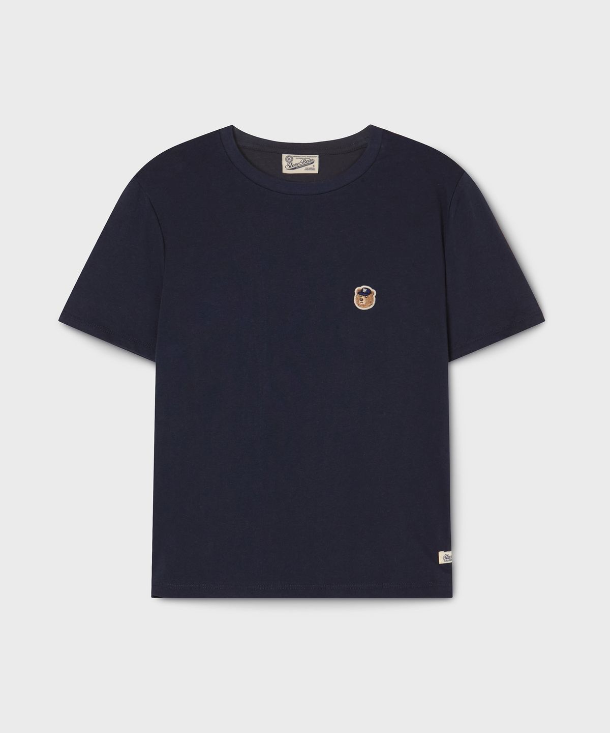 후아유(WHO.A.U) Steve Head Patch T-shirt(Crop Fit) / WHRAG2322F