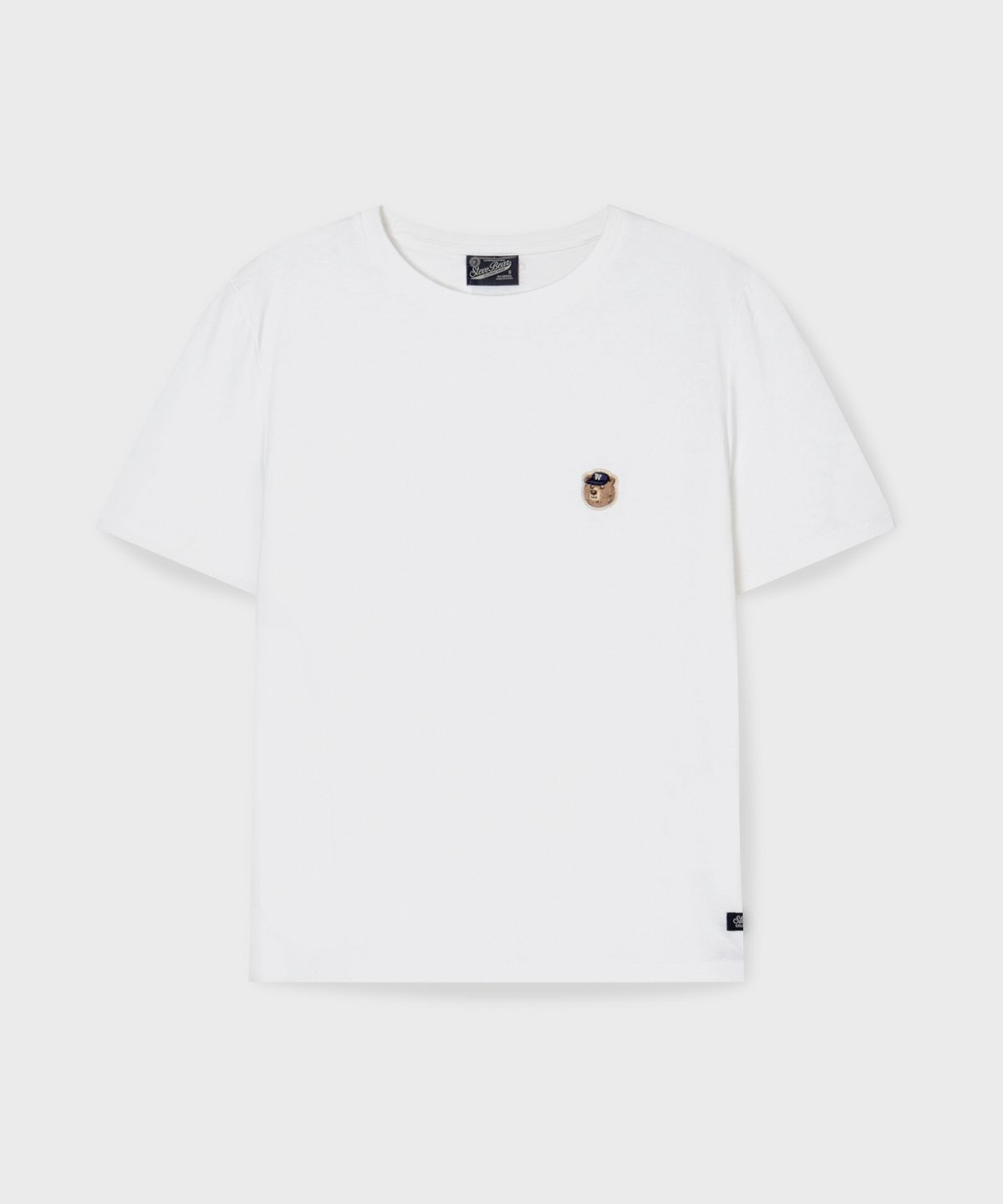 후아유(WHO.A.U) Steve Head Patch T-shirt(Crop Fit) / WHRAG2322F