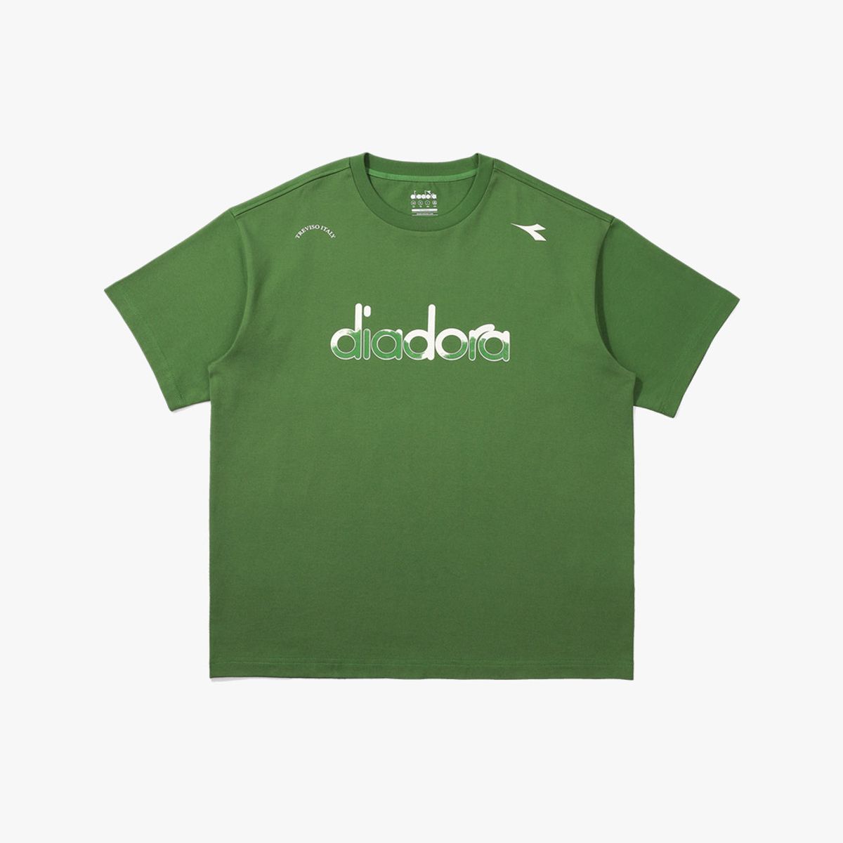 디아도라(diadora) 몬텔로 그래픽 티셔츠 OLIVE