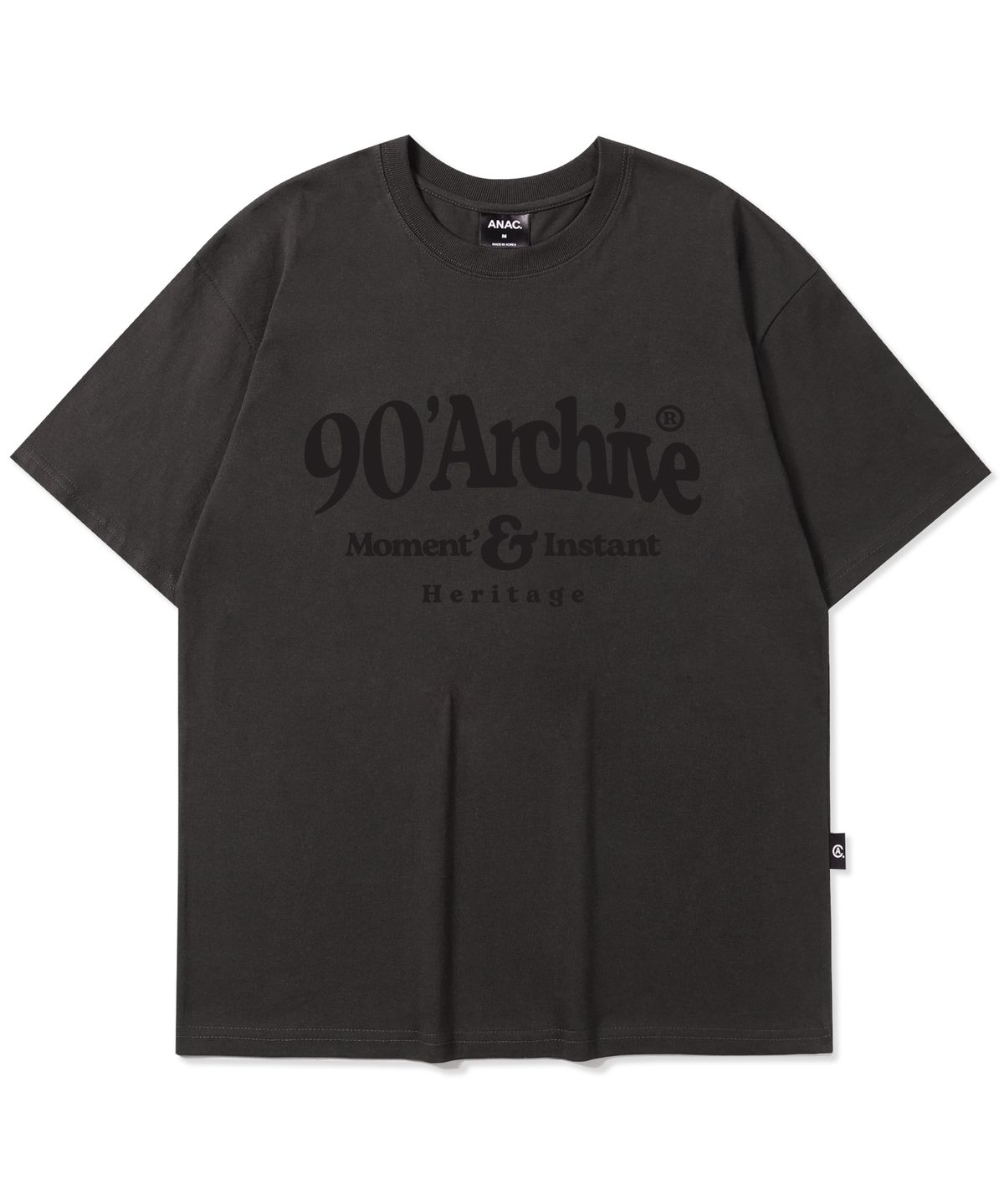 어나더 아카이브(ANOTHER ARCHIVE) 90s 아카이브 로고 반팔티_화이트
