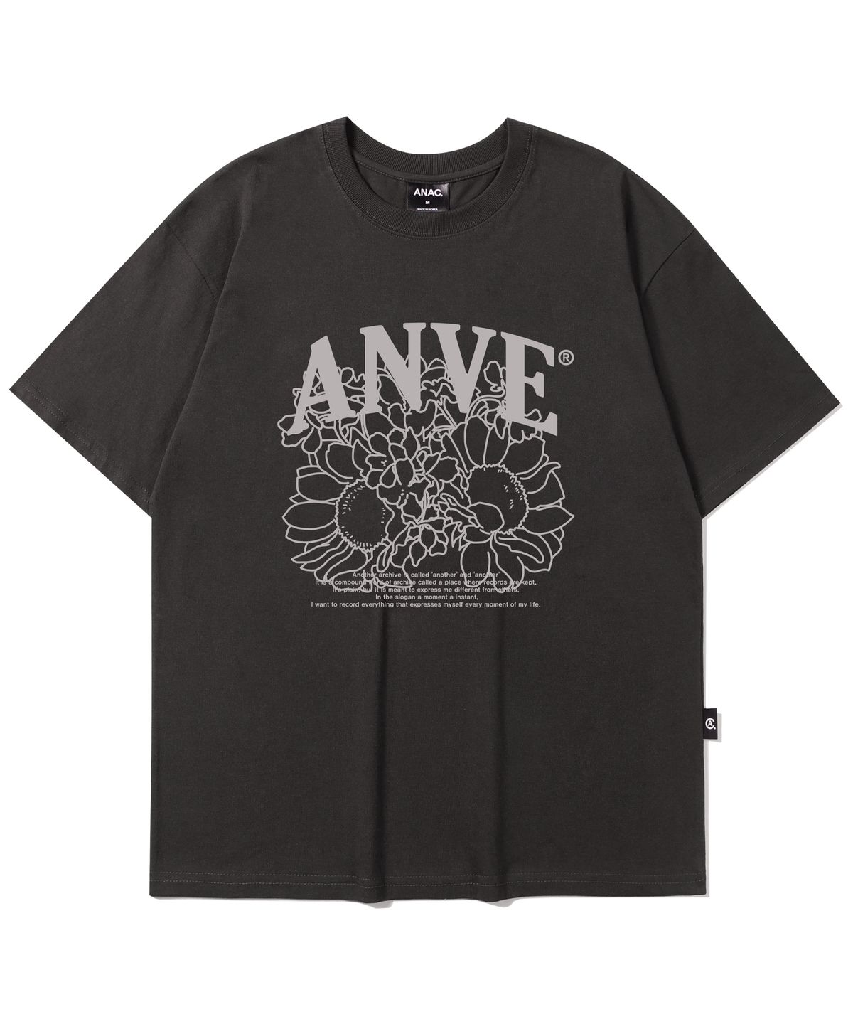 어나더 아카이브(ANOTHER ARCHIVE) 플라워즈 ANVE 반팔티_화이트