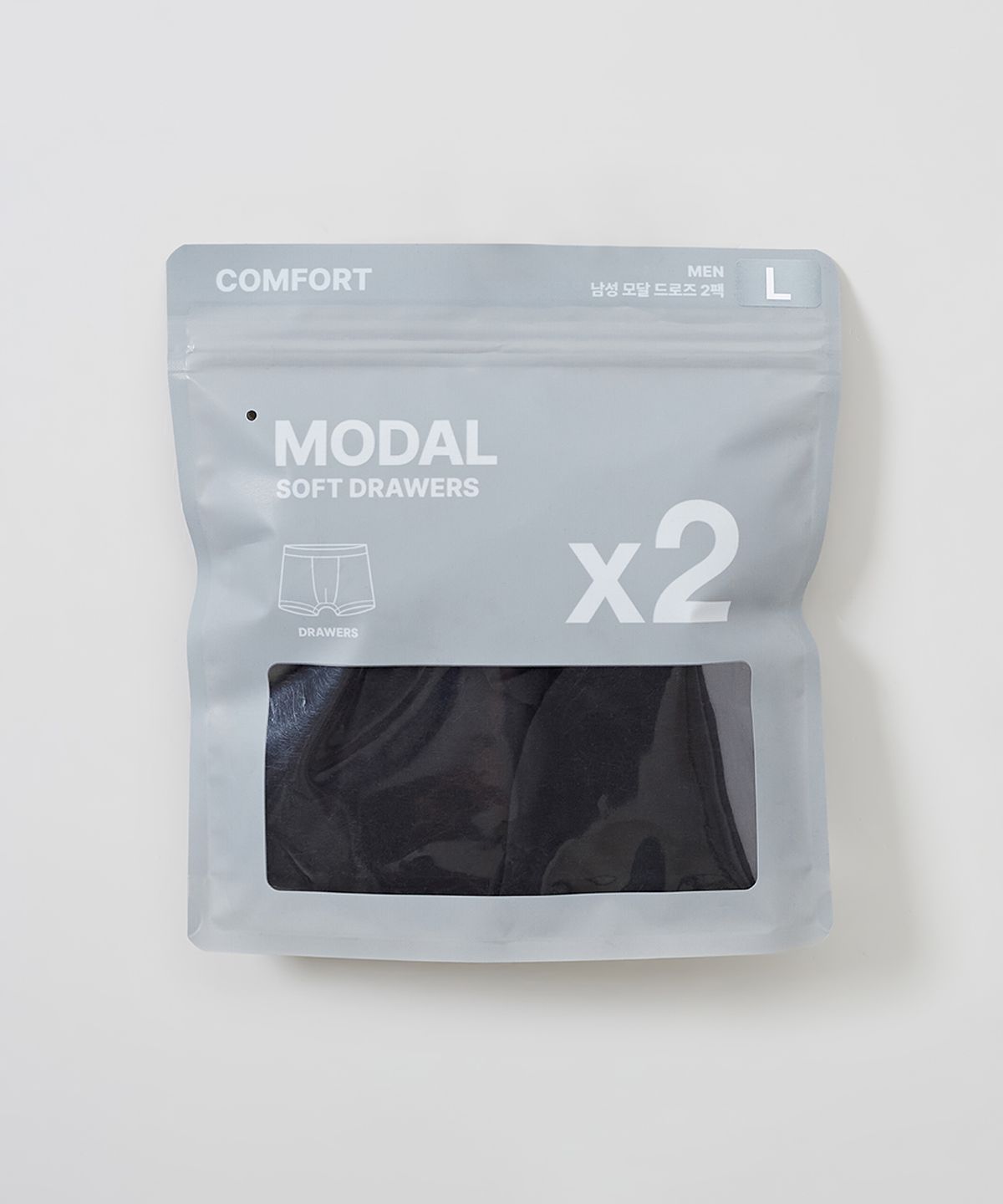 스파오(SPAO) [COMFORT] 남성 모달 드로즈 2팩_SPTREA9A20