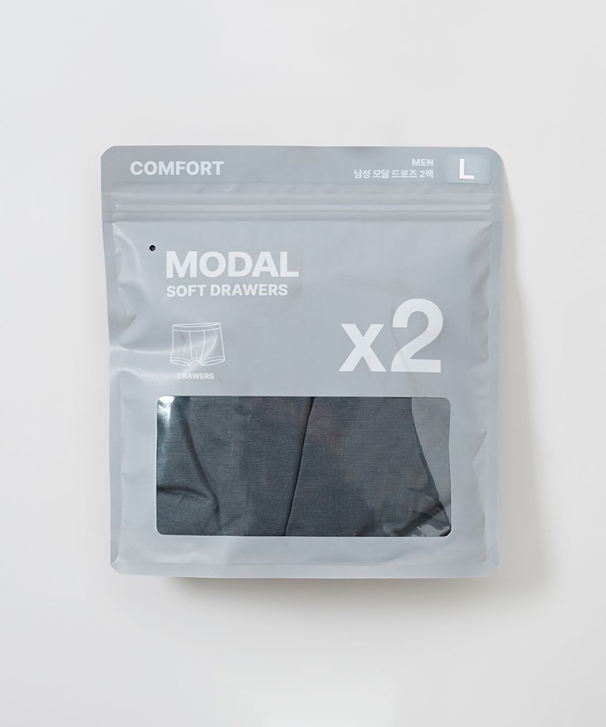 스파오(SPAO) [COMFORT] 남성 모달 드로즈 2팩_SPTREA9A20