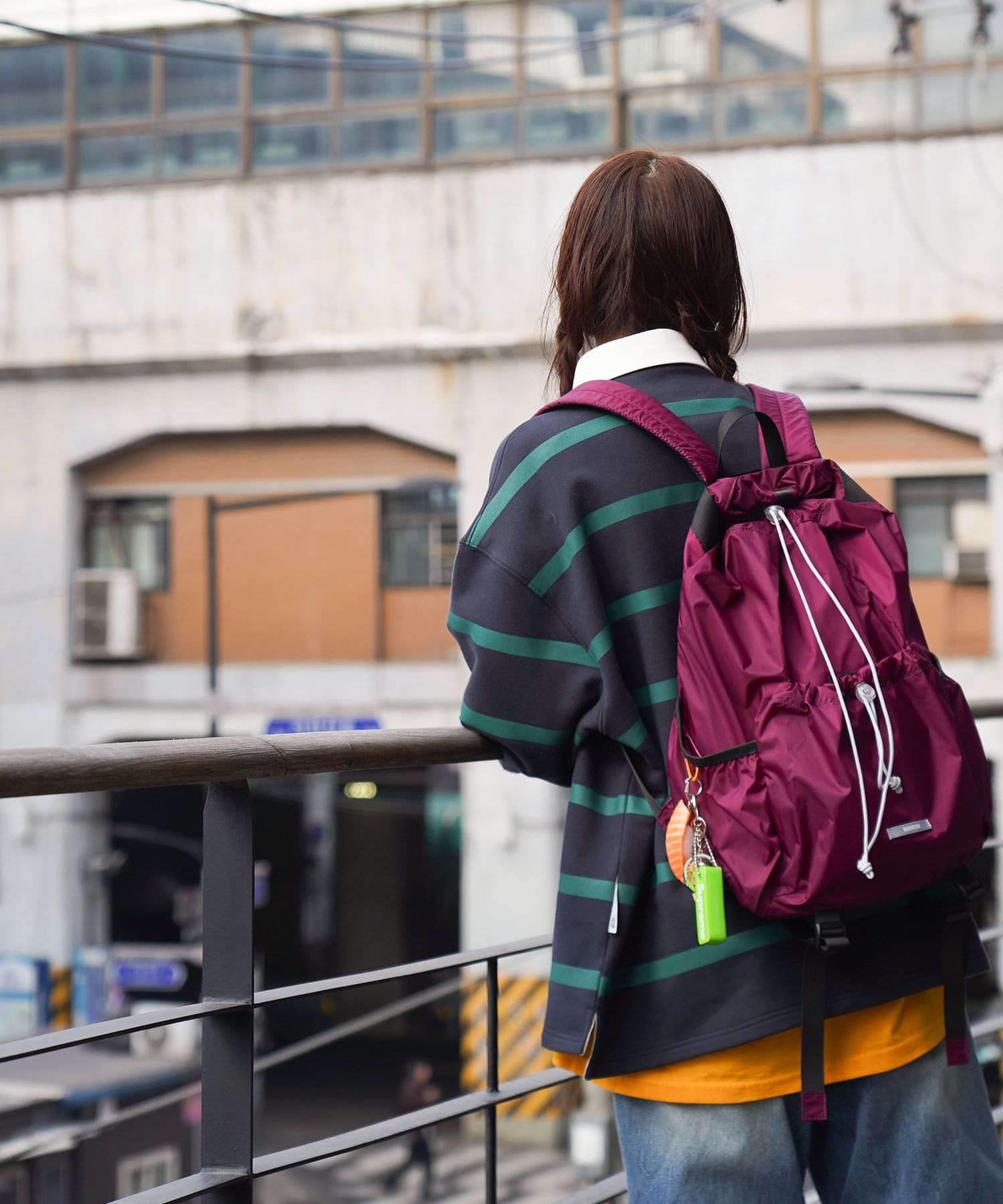 バックパック・リュック RAWROW Low-low layer string backpack [3color] Lowrow RAWROW drawstring backpack men's
