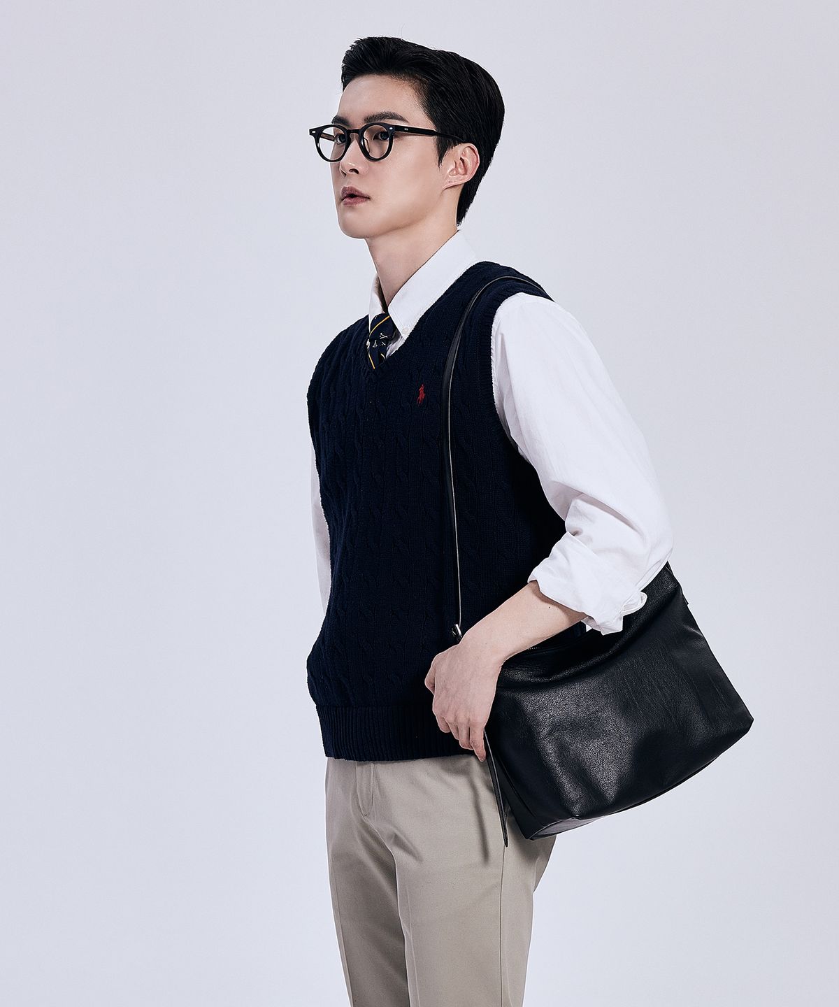 베드포드일레븐스(BEDFORD11TH) 레이지 벨트 크로스 호보백  [올레더버전]