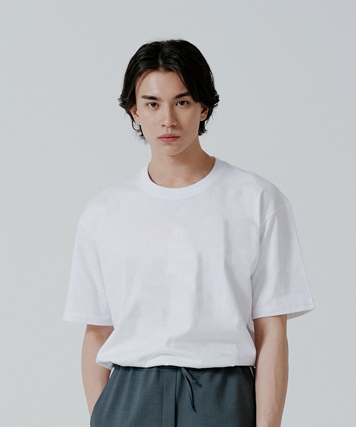 핀블랙(PINBLACK) (MEN) 데일리 이지 반소매 티셔츠