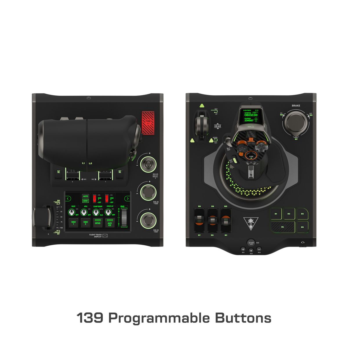 터틀비치(TURTLEBEACH) 벨로시티원 VelocityOne Flightdeck 범용 HOTAS 시뮬레이션 조이스틱 & 스로틀