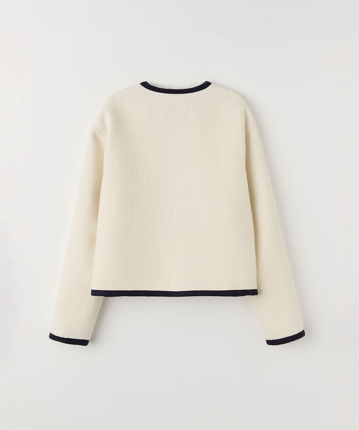 셀리테일즈(CELITAILS) HEART BUTTON TWEED JACKET_IVORY
