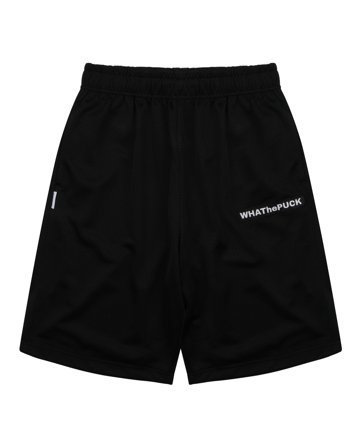 왓더퍽(WHATHEPUCK) W- 로고 메쉬 농구 쇼츠팬츠 블랙