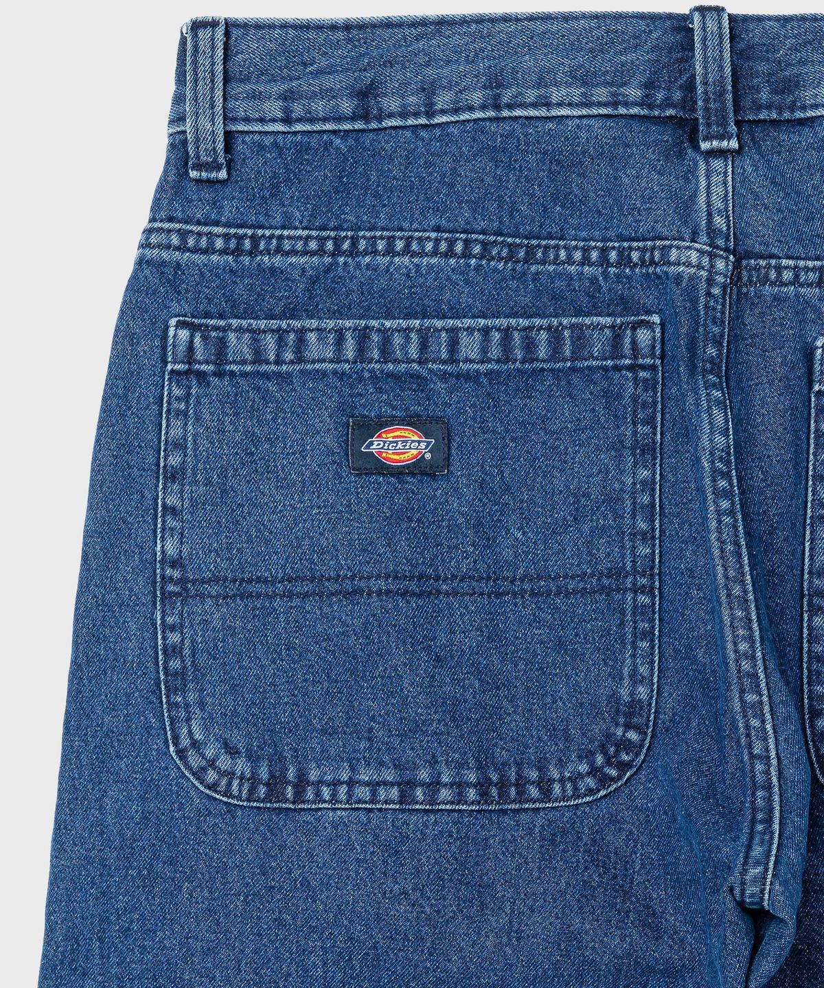 디키즈(DICKIES) 더블니 85283 루즈핏 데님팬츠 Vintage Blue