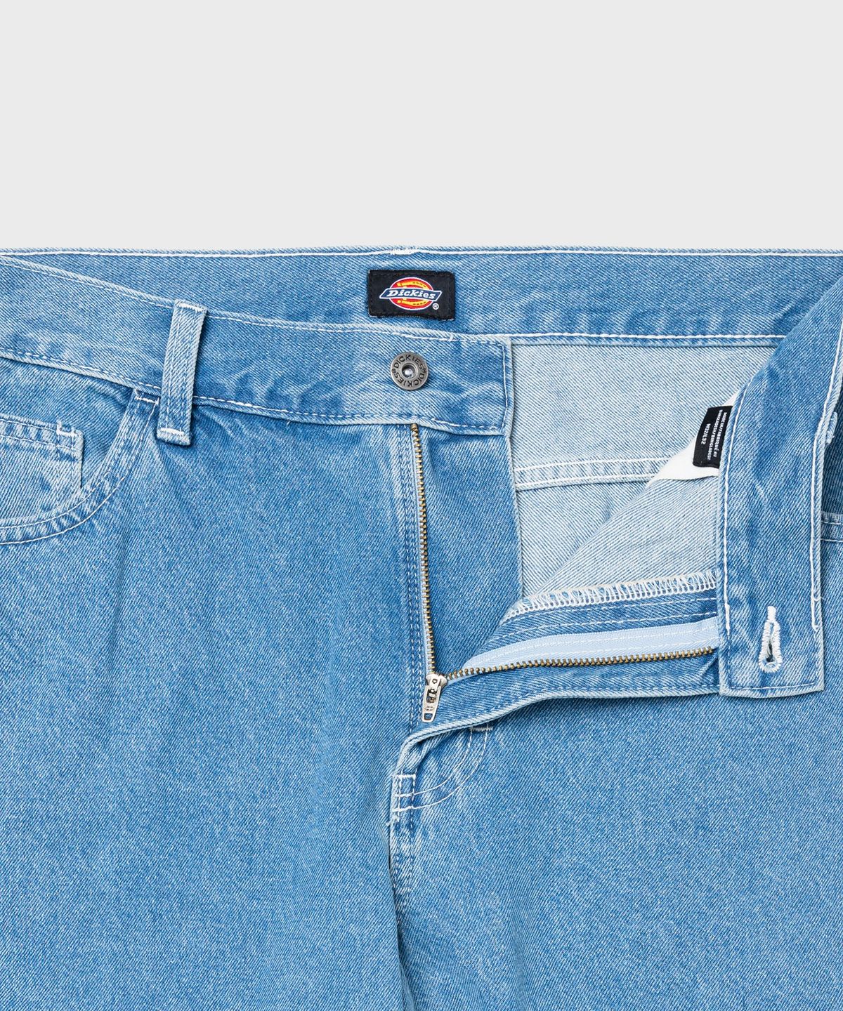 디키즈(DICKIES) 더블니 85283 루즈핏 데님팬츠 Light Denim