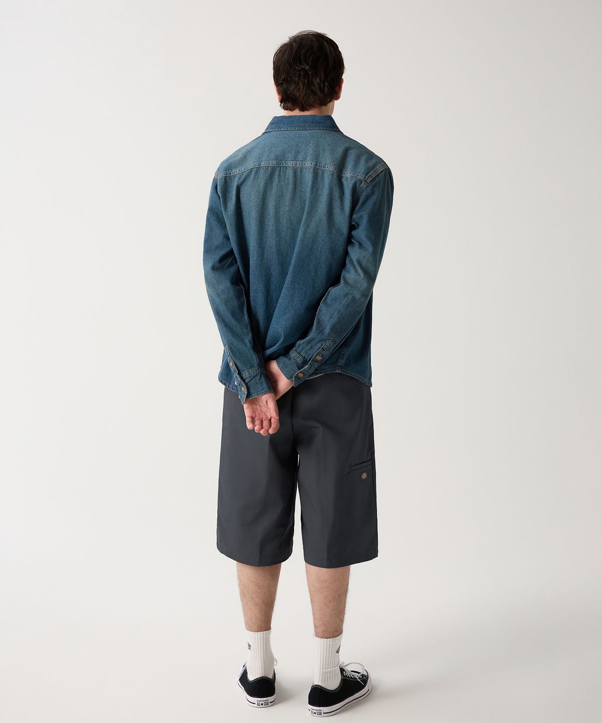 디키즈(DICKIES) 42283 루즈핏 워크쇼츠 Charcoal