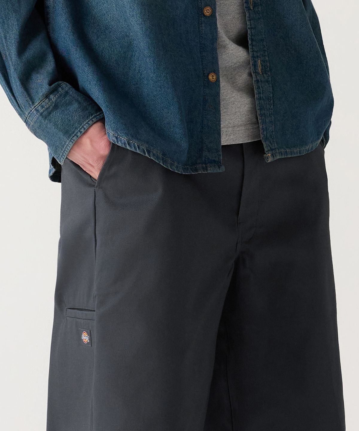 디키즈(DICKIES) 42283 루즈핏 워크쇼츠 Charcoal