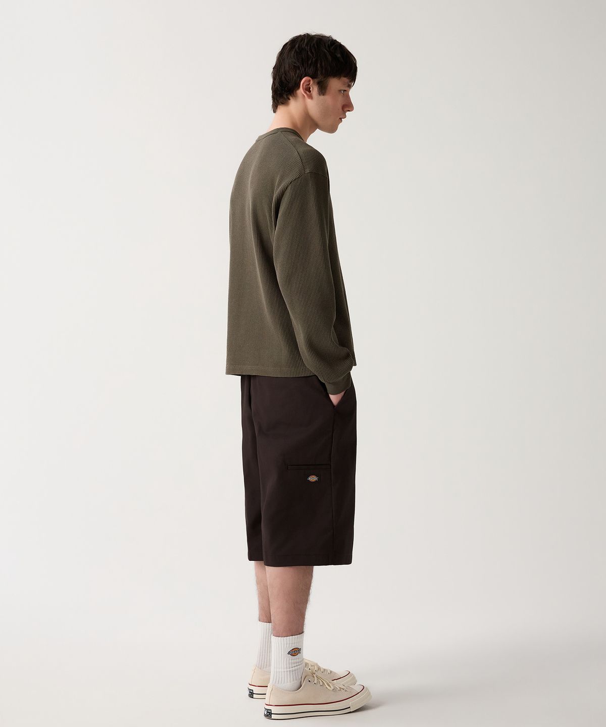 디키즈(DICKIES) 42283 루즈핏 워크쇼츠 Dark Brown