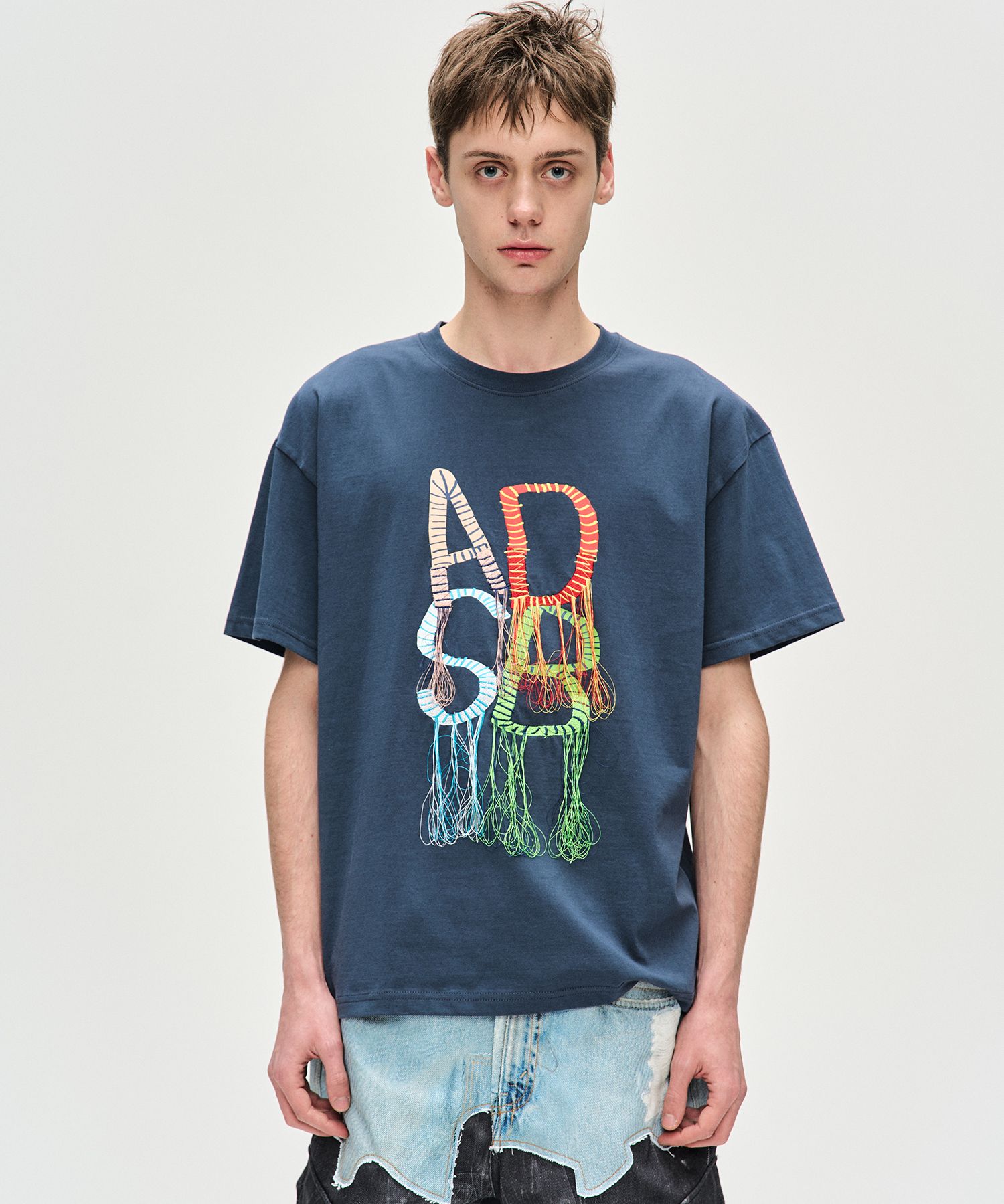 ◆ANDERSSON BELL◆ Essential Unisex ADSB Caterpillar T-Shirt MUSINSA | ANDERSSON BELL (Essential) Unisex ADSB Caterpillar