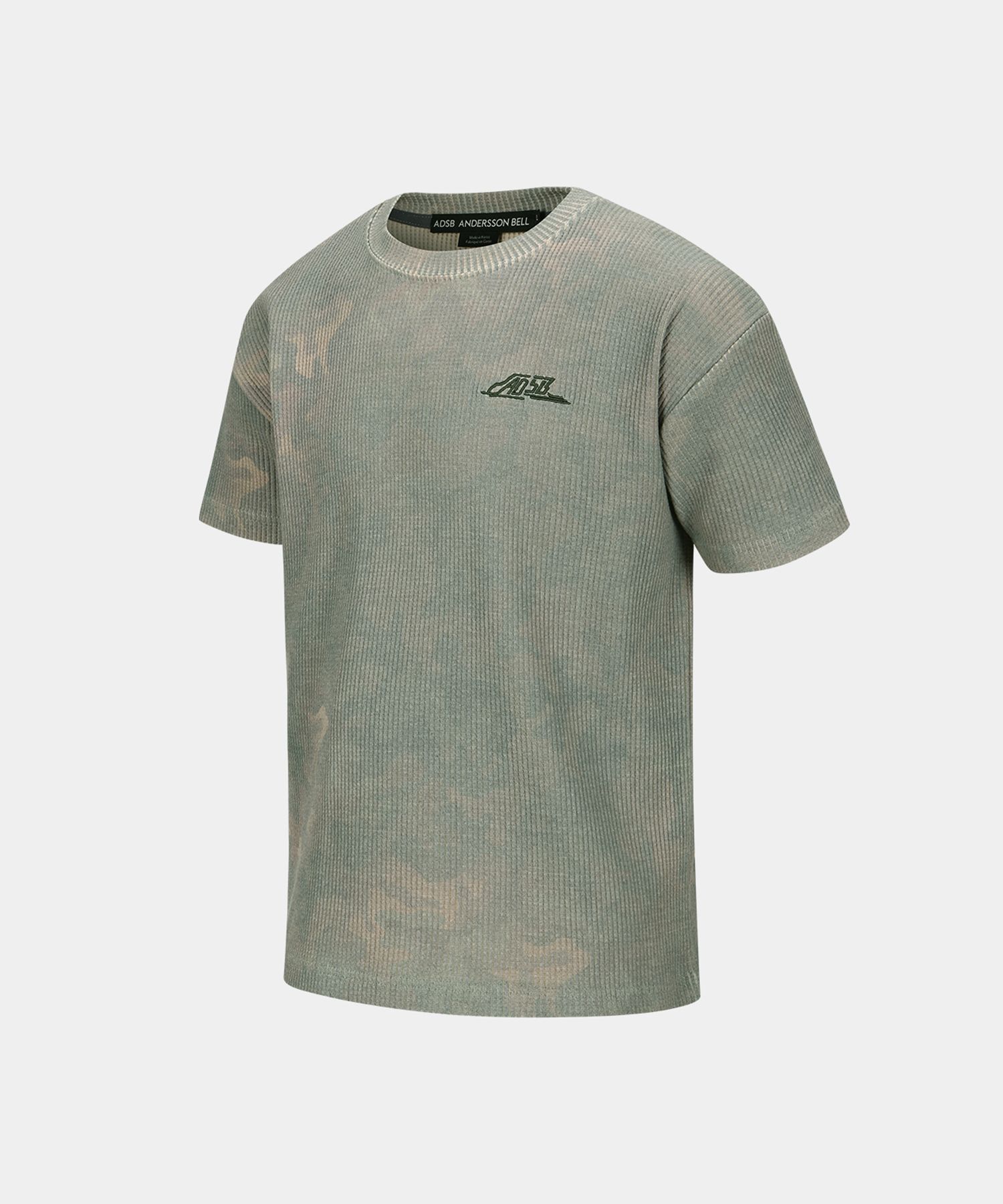 ■ANDERSSON BELL■ Unisex Camouflage Waffle T-Shirt atb1087u MUSINSA | ANDERSSON BELL Unisex camouflage waffle t-shirt