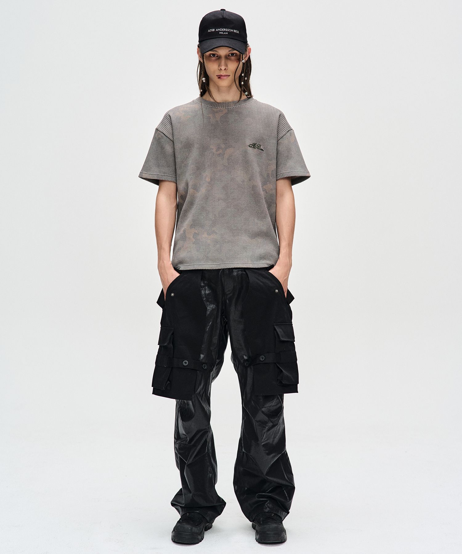 Tシャツ・カットソー ANDERSSON BELL UNISEX CAMOUFLAGE WAFFLE T-SHIRTS 4TR478 ANDERSSON BELL UNISEX CAMOUFLAGE WAFFLE T-SHIRTS 4TR478