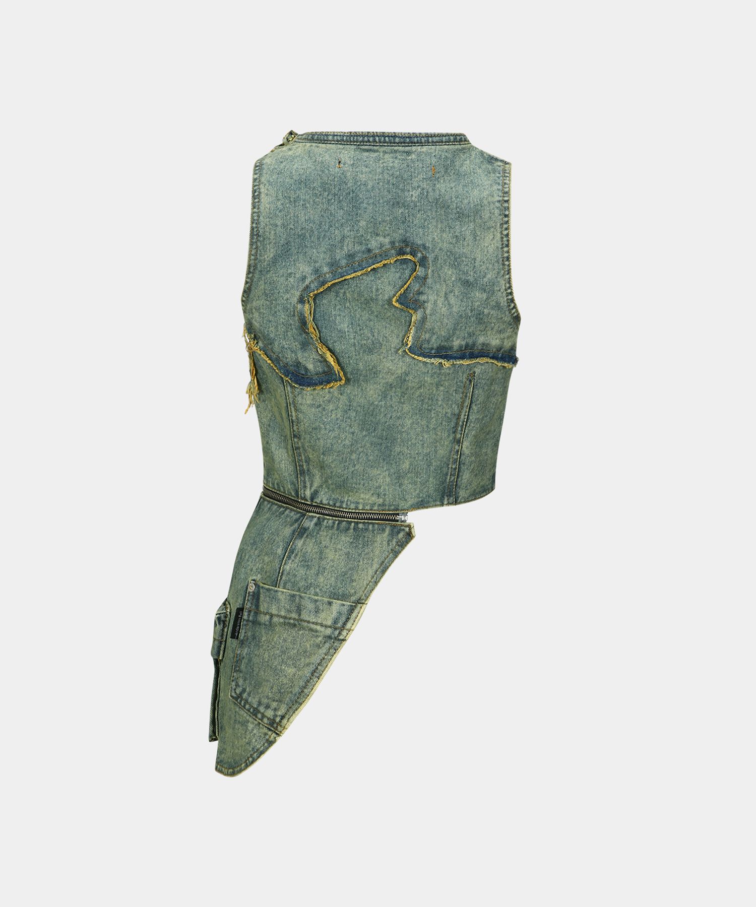 ■ANDERSSON BELL■ Nora Detachable Denim Top atb1120wCOATED MUSINSA | ANDERSSON BELL FOR WOMEN Nora Detachable Denim Top