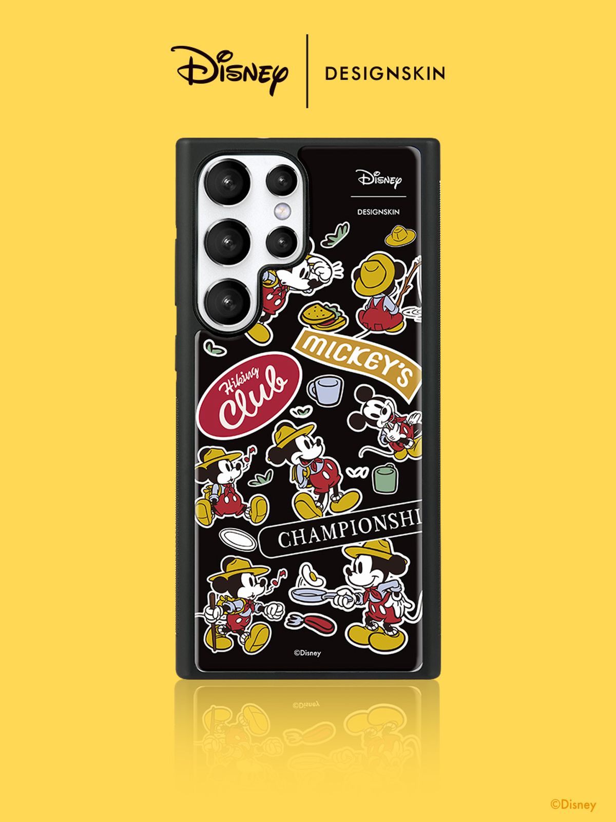 디자인스킨(DESIGNSKIN) 디즈니 에폭시 그래픽 케이스 - 옐로우햇 미키 마우스
