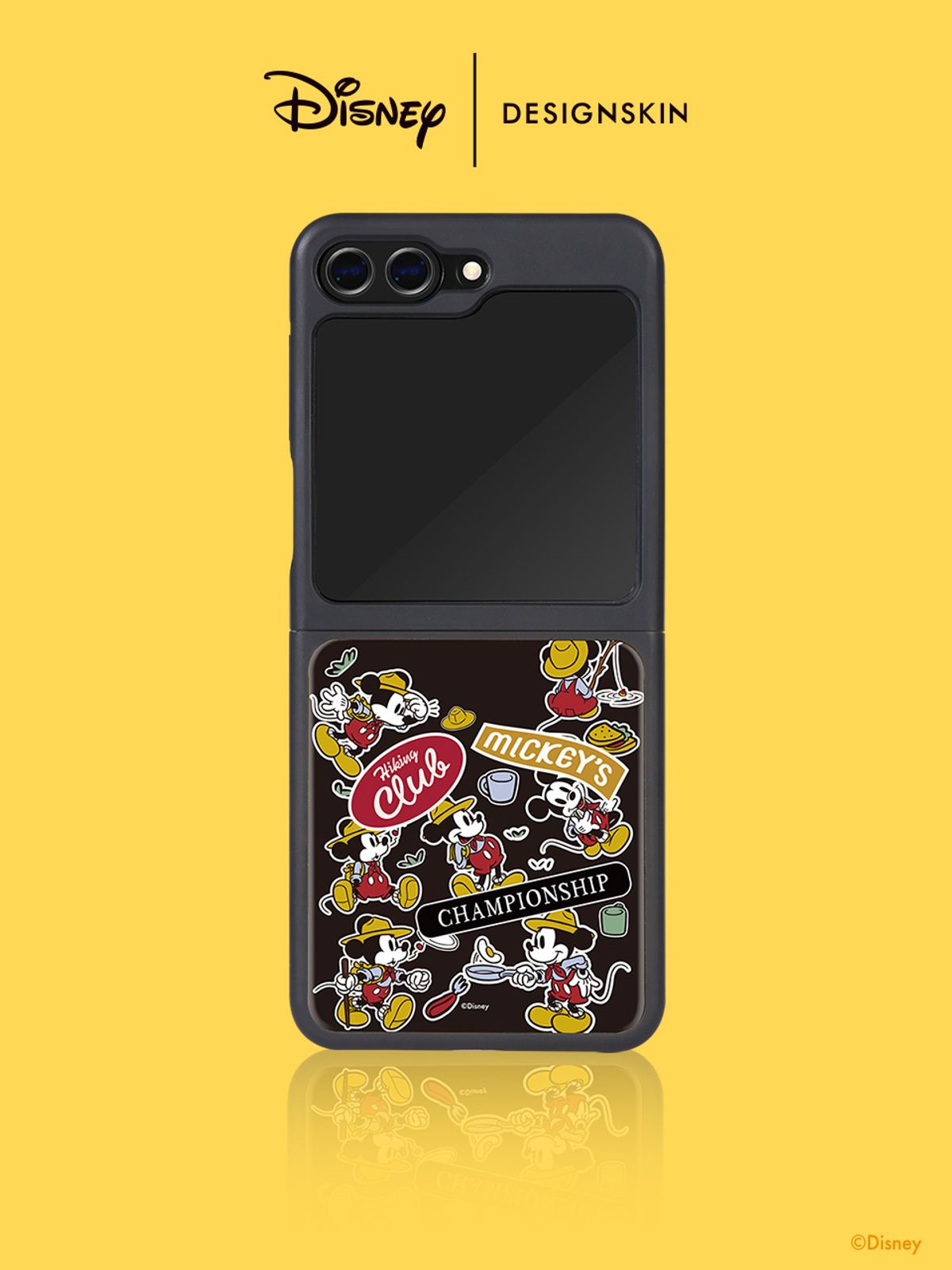 디자인스킨(DESIGNSKIN) 디즈니 에폭시 그래픽 케이스 - 옐로우햇 미키 마우스