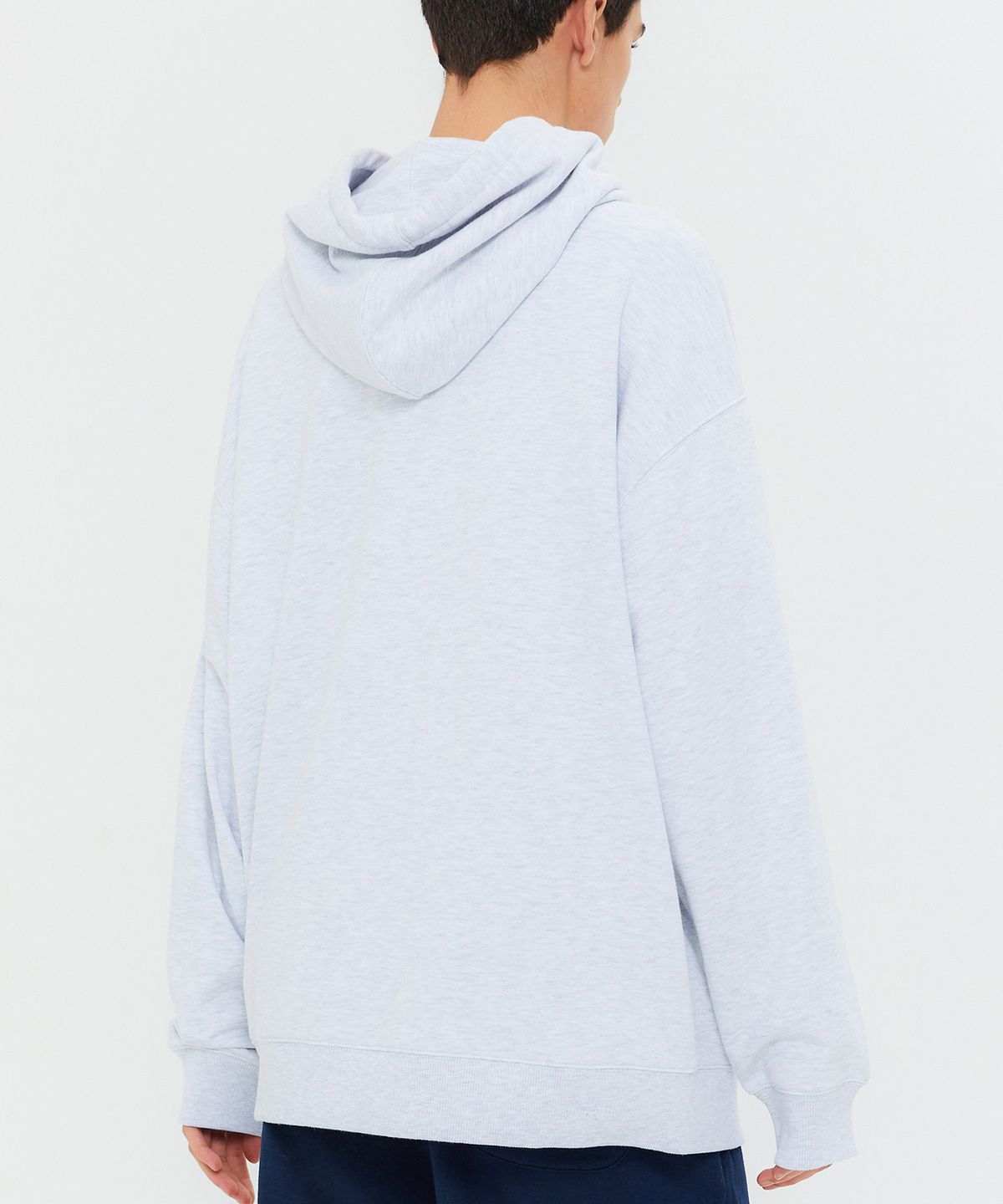 쿨트(KULTE) DOUBLE ARCH HOODY L.MELAGE