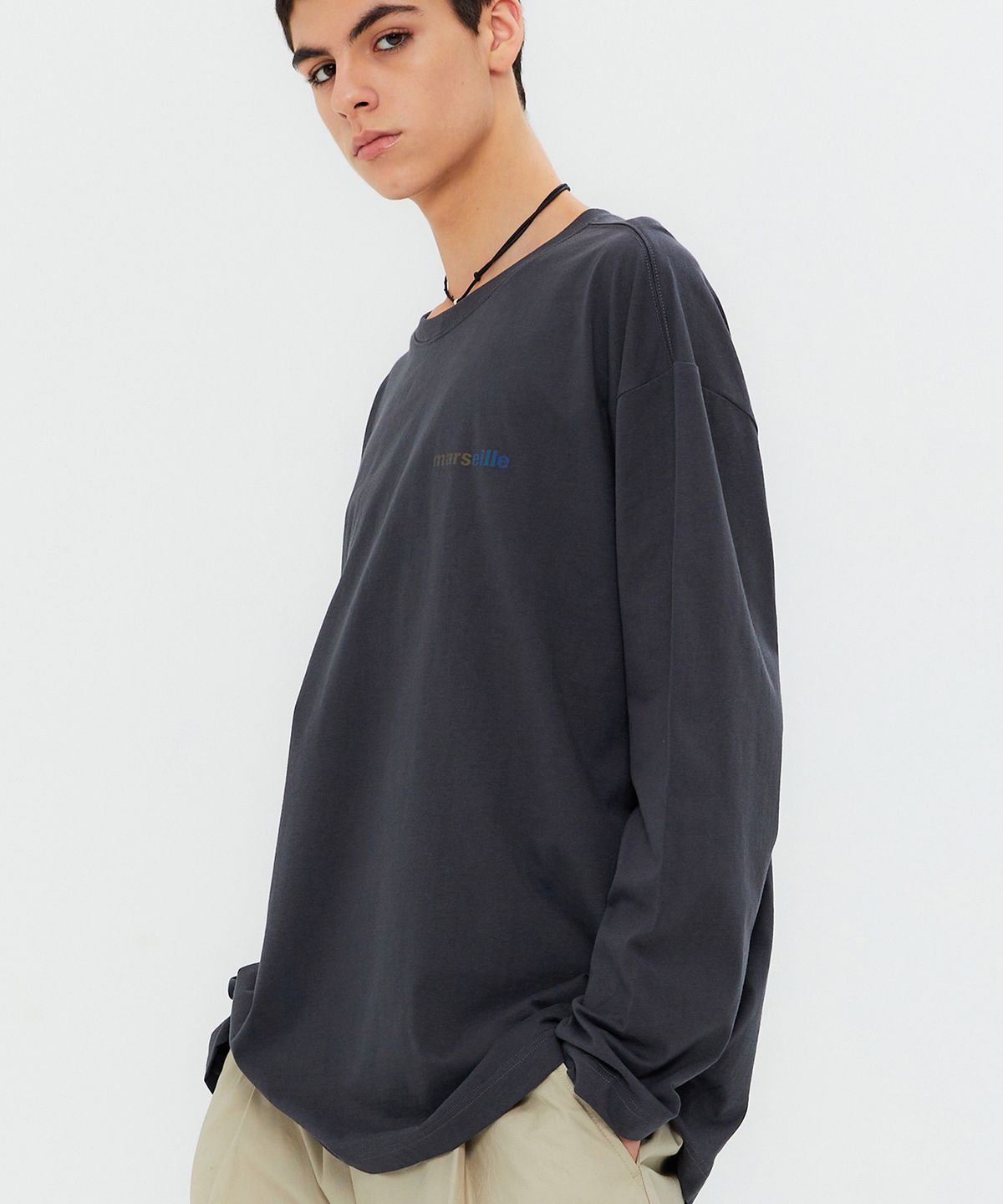 쿨트(KULTE) AURORA REFLECTIVE LS T-SHIRT GREY