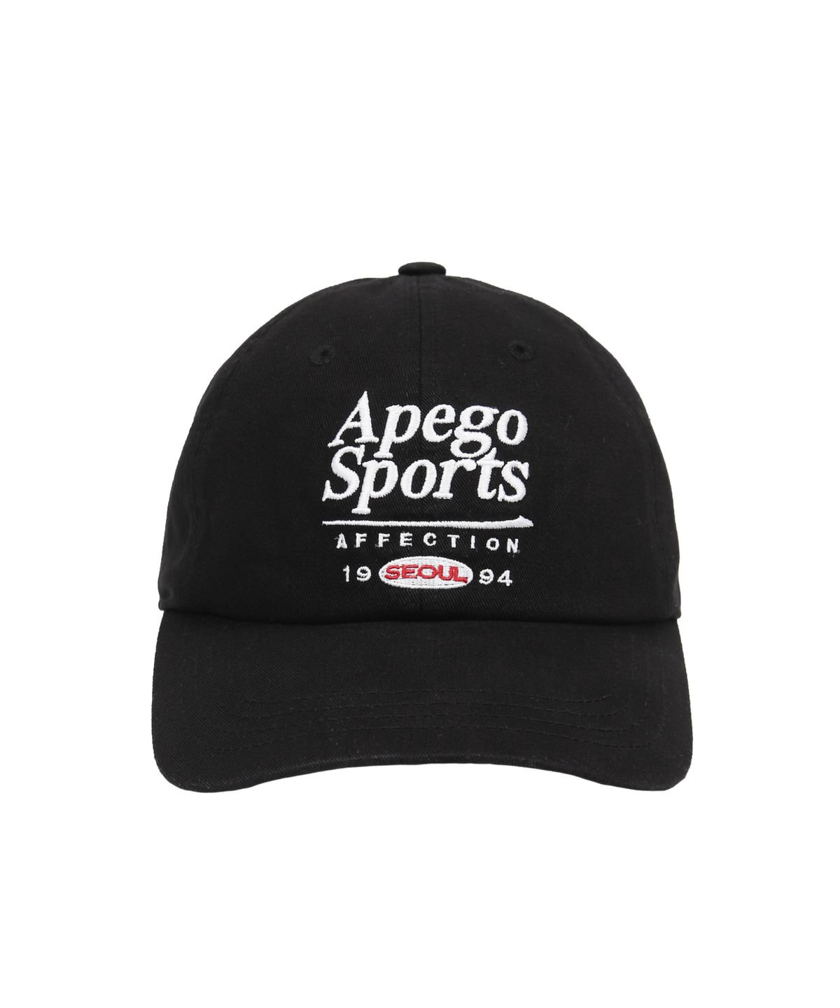 아페고 스포츠(APEGO SPORTS) Logo Ball Cap Black