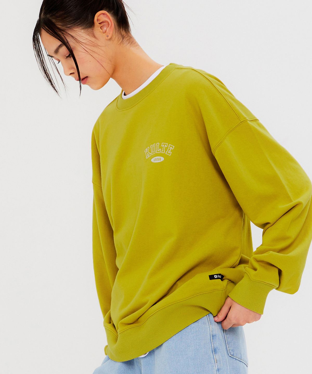 쿨트(KULTE) KULTE ARCH CREWNECK LIME