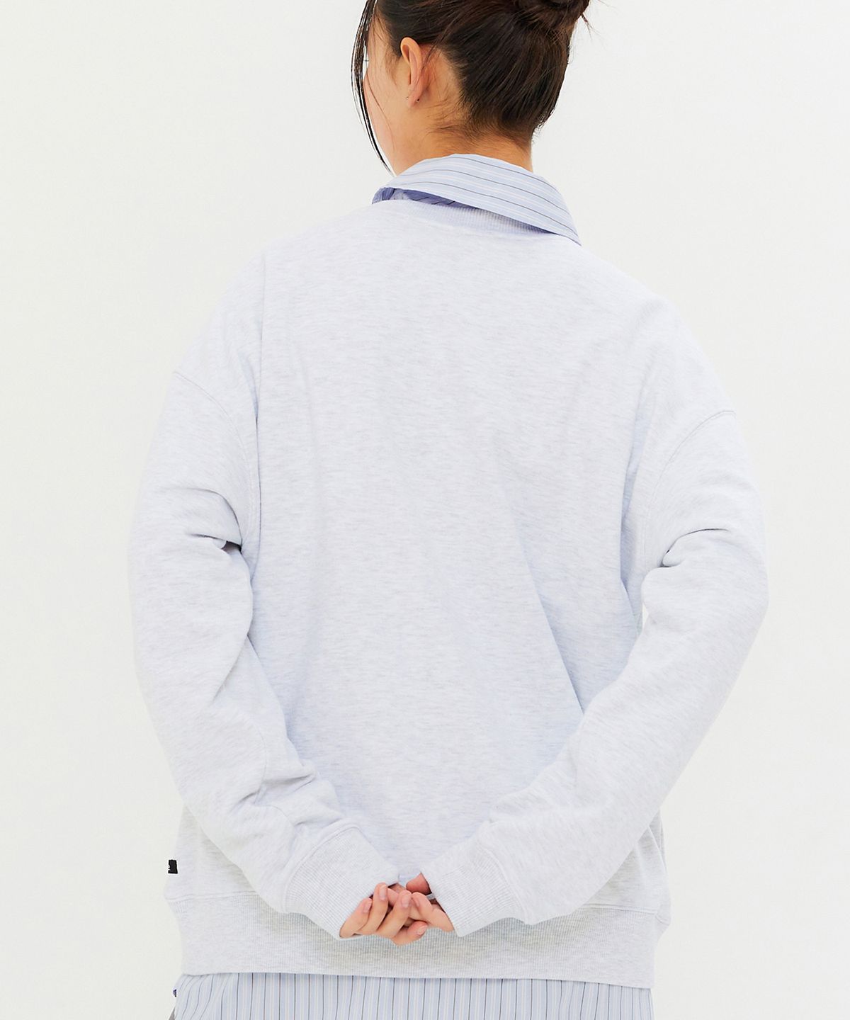 쿨트(KULTE) M-COLLEGE CREWNECK L.MELAGE