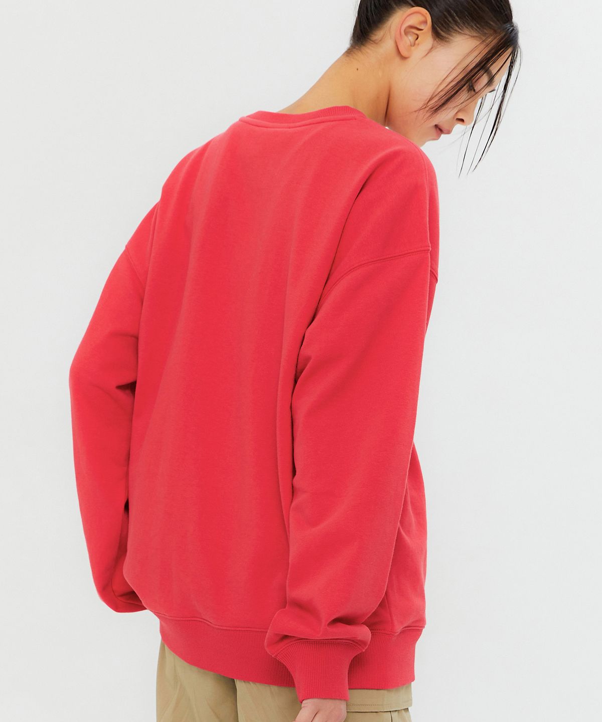 쿨트(KULTE) M-COLLEGE CREWNECK RED