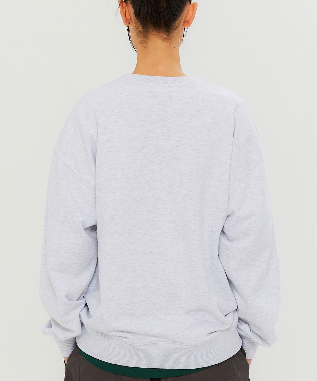 쿨트(KULTE) WAVE LOGO CREWNECK L.MELAGE