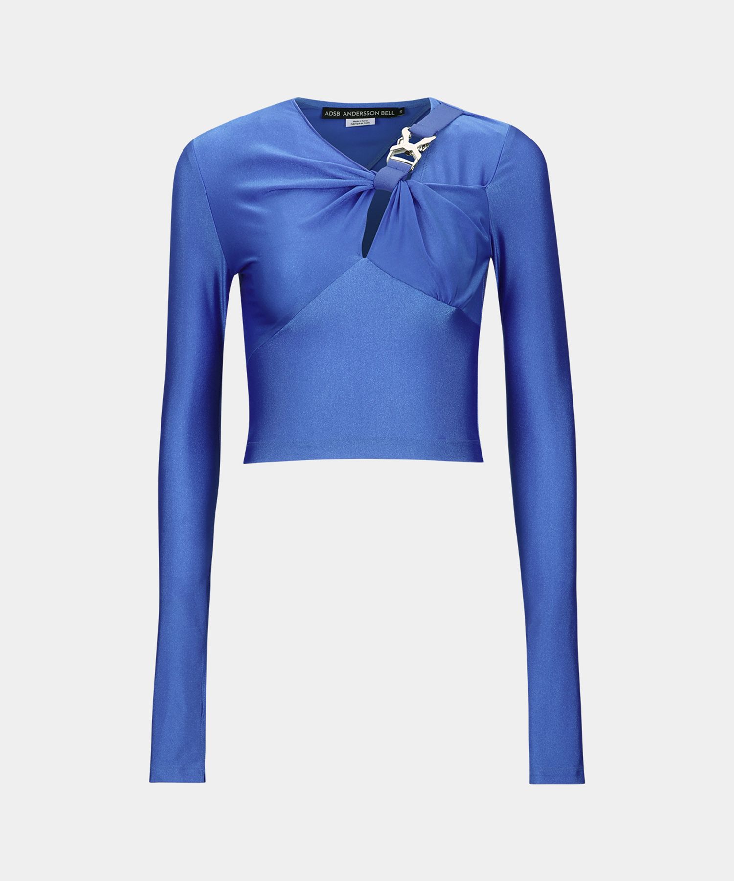 ■ANDERSSON BELL■ Elena Glitter Shirring Top atb1095wMARINE MUSINSA | ANDERSSON BELL FOR WOMEN Elena Glitter Shirring