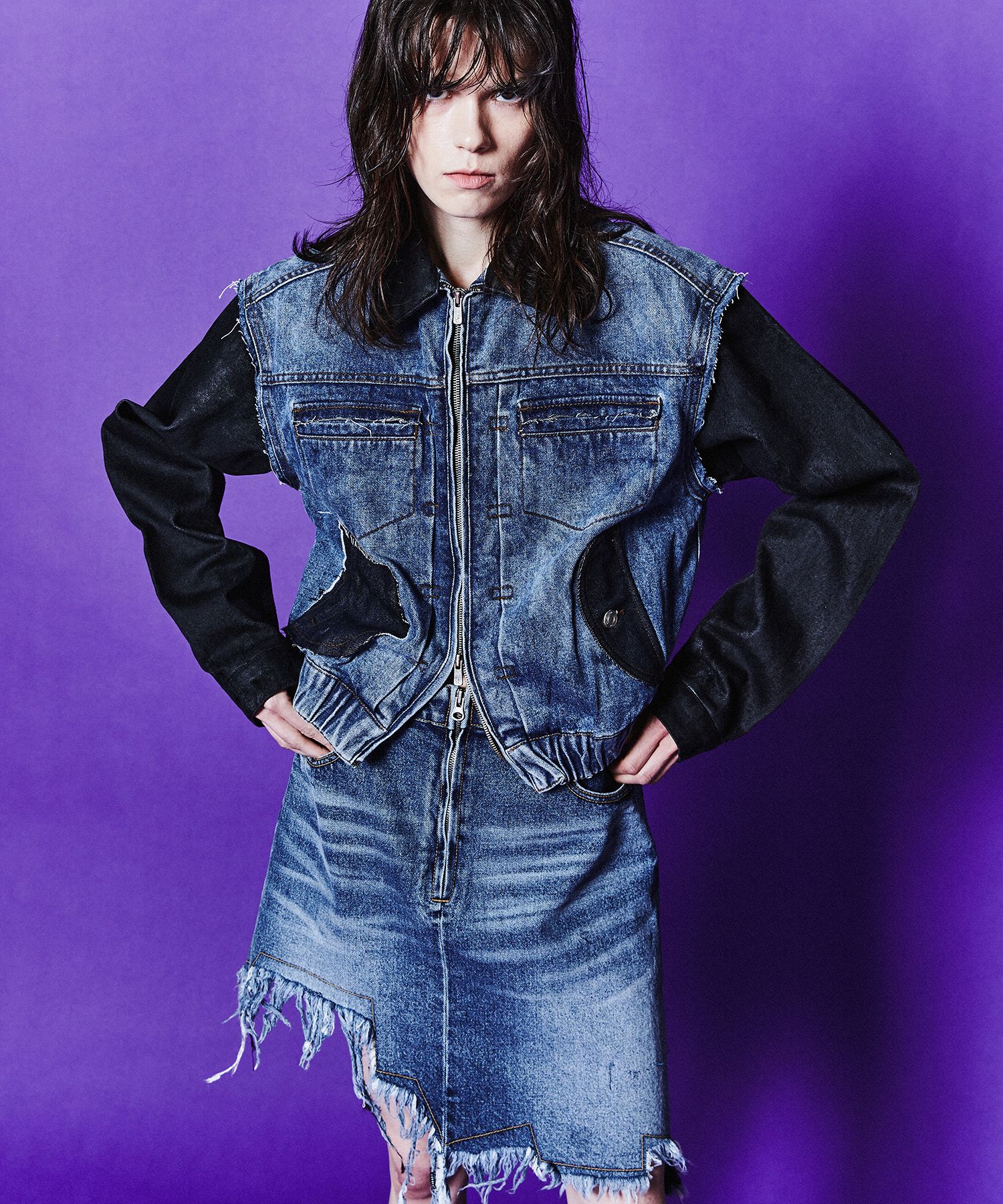 MUSINSA | ANDERSSON BELL FOR WOMEN Jamie Cotted Denim Bomber
