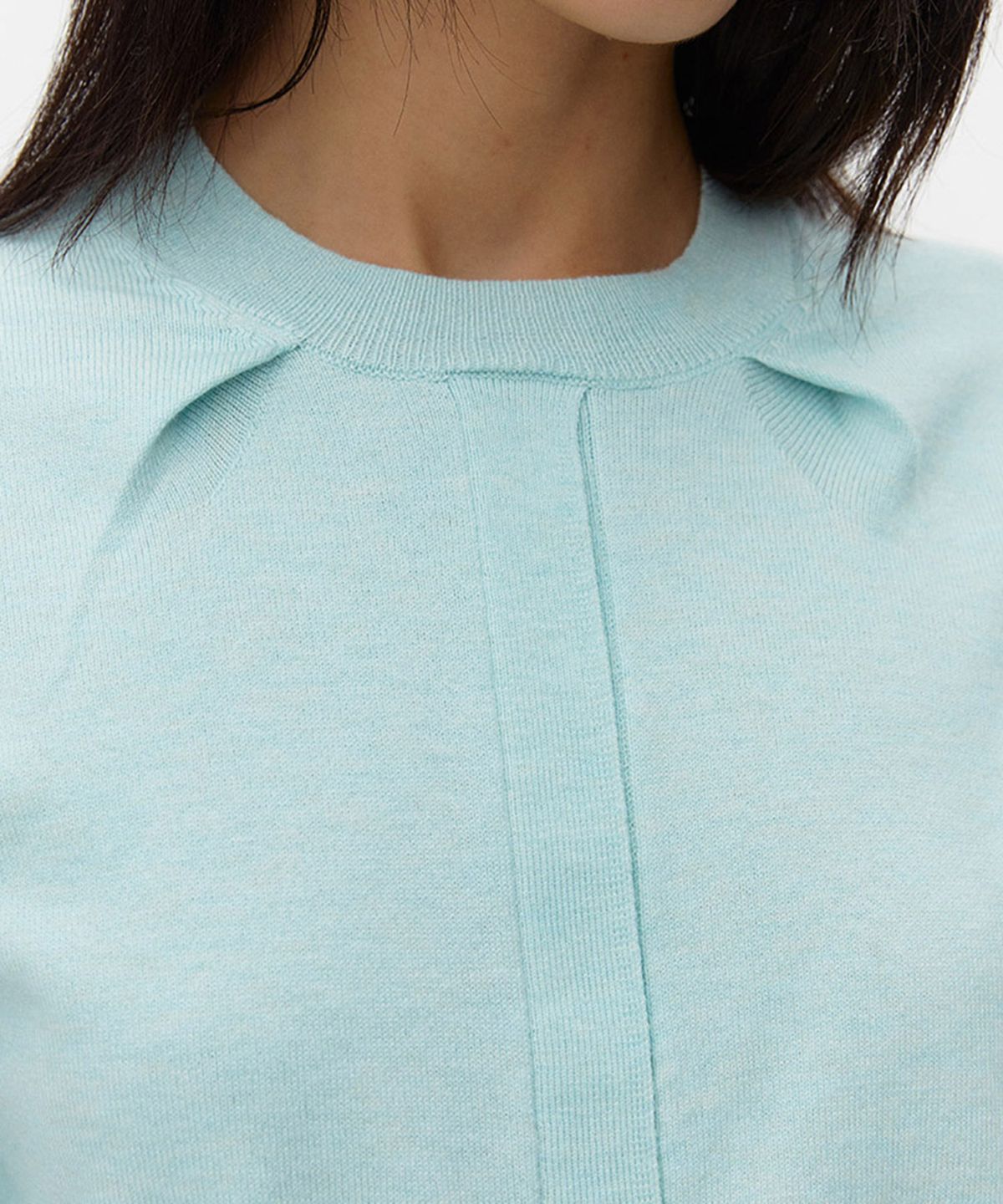 아위(AHWE) Tucked Sweater_LIGHT BLUE