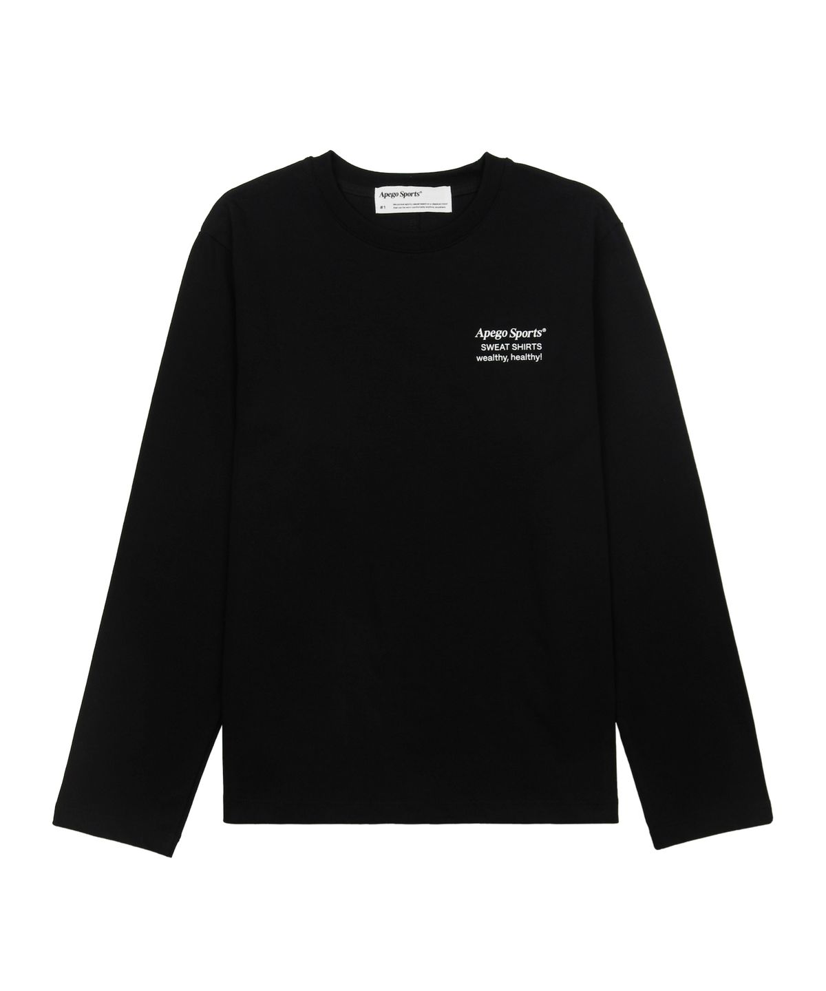 아페고 스포츠(APEGO SPORTS) Basic Long Sleeve Black