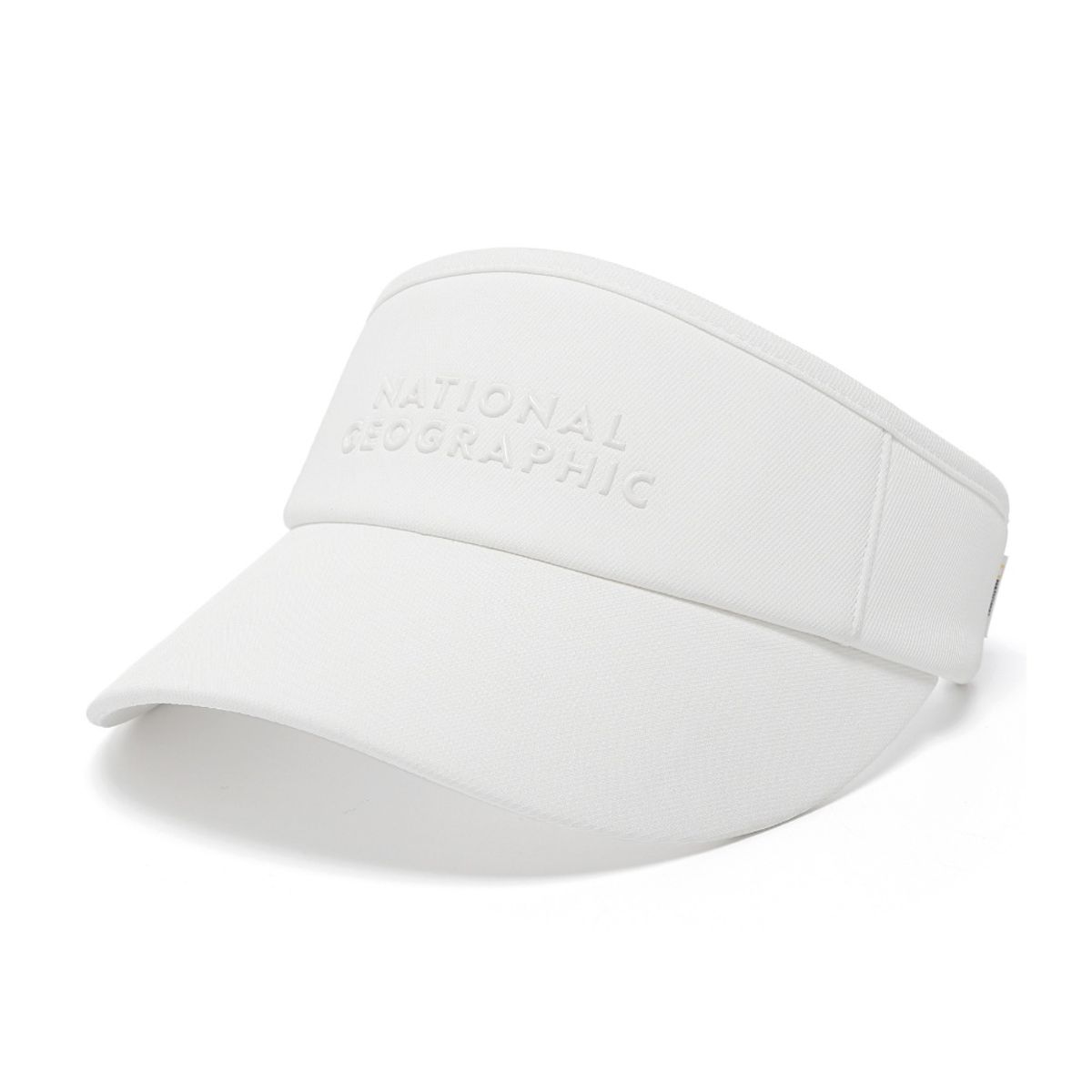 내셔널지오그래픽(NATIONALGEOGRAPHIC) N242AHA550 고주파 로고 선바이저 WHITE