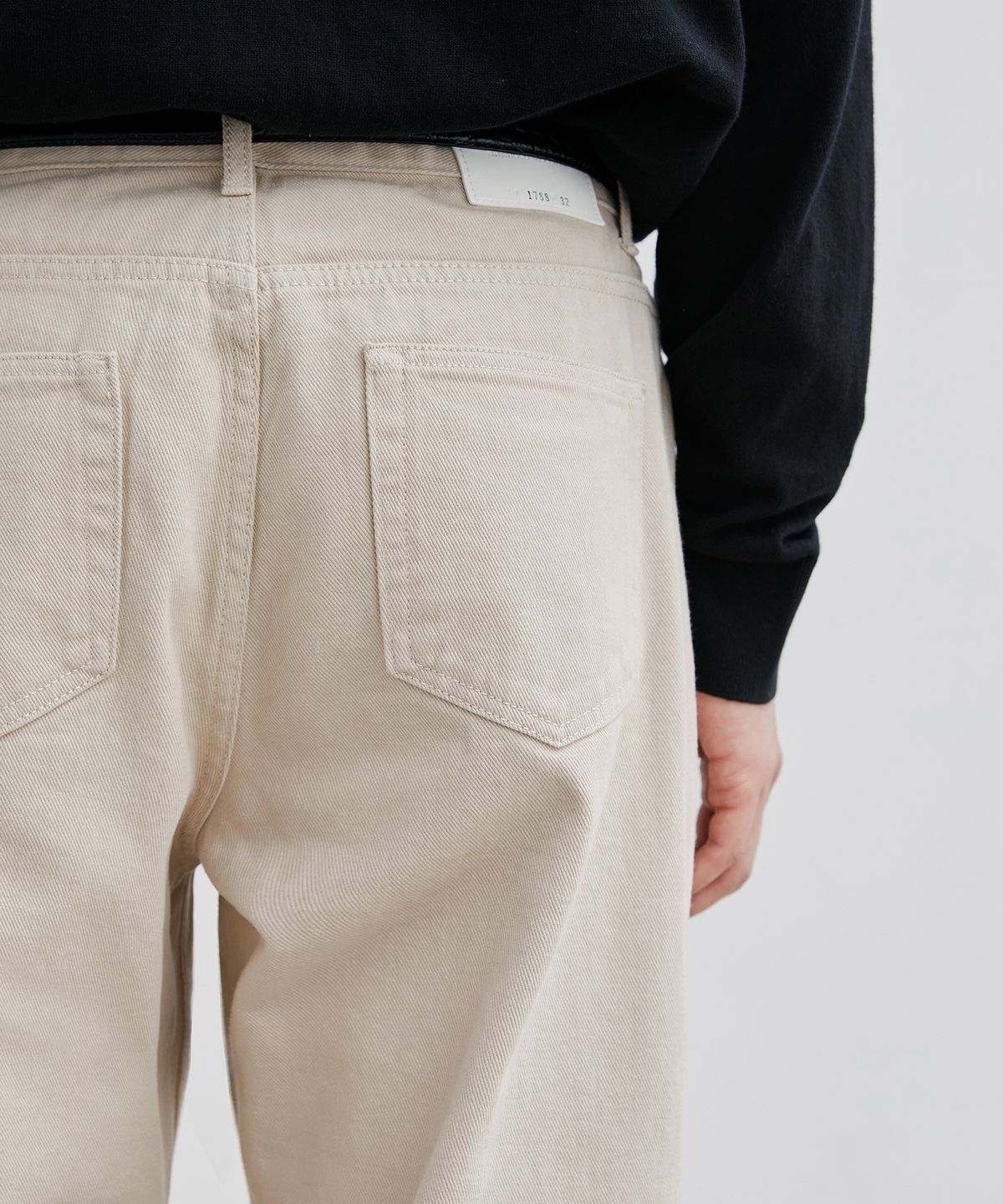 브랜디드(BRANDED) 1788 LIGHT BEIGE JEANS [WIDE STRAIGHT]
