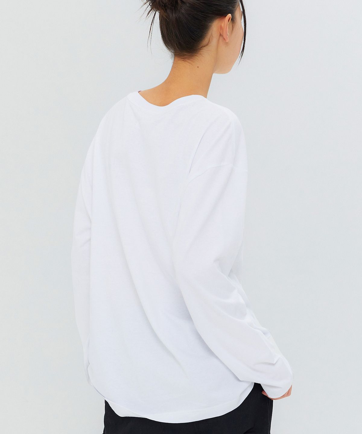 쿨트(KULTE) AURORA REFLECTIVE LS T-SHIRT WHITE