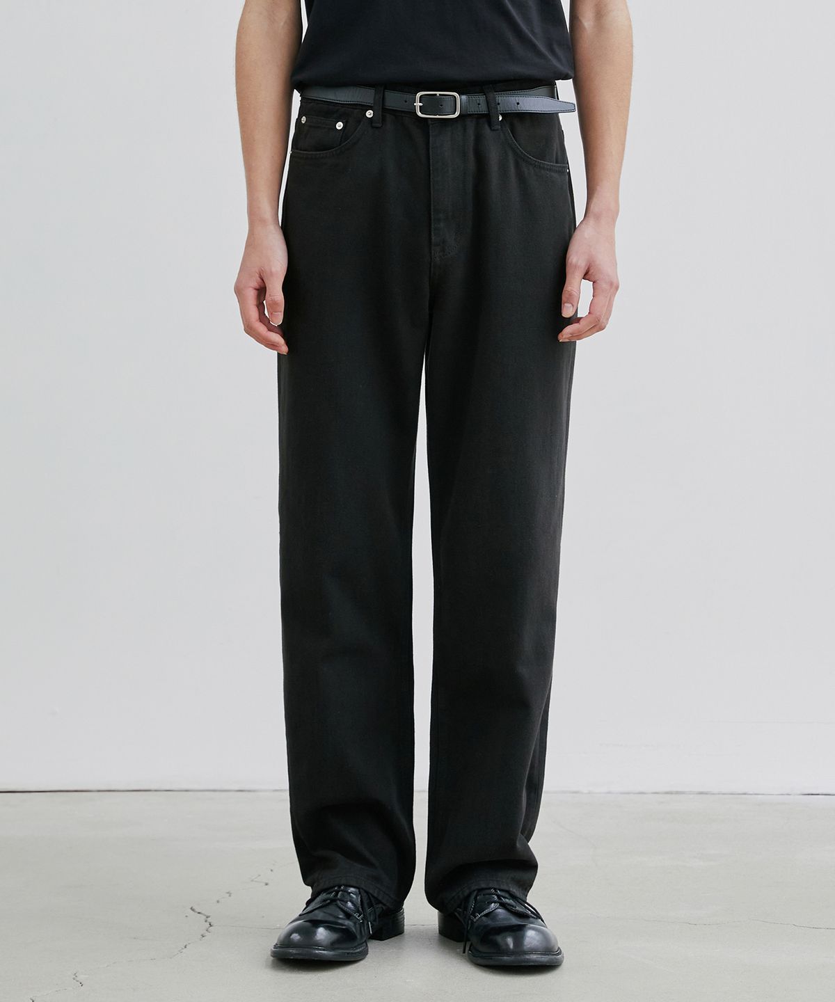 브랜디드(BRANDED) 1790 DARK SHADOW JEANS [WIDE STRAIGHT]