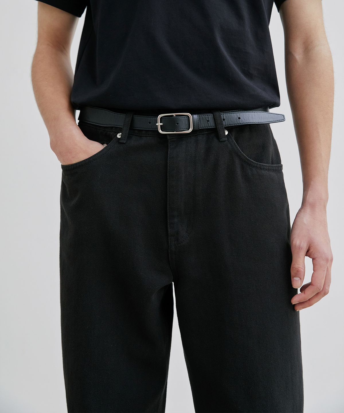 브랜디드(BRANDED) 1790 DARK SHADOW JEANS [WIDE STRAIGHT]