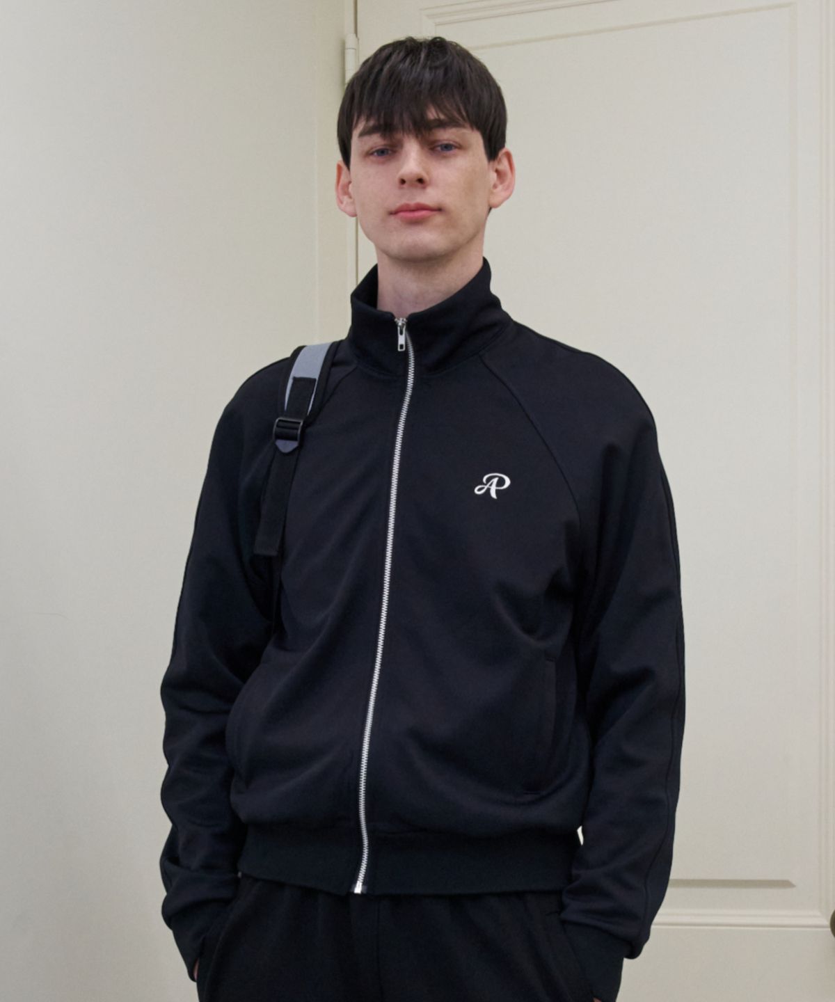 아페고 스포츠(APEGO SPORTS) Jersey Zip-up Black
