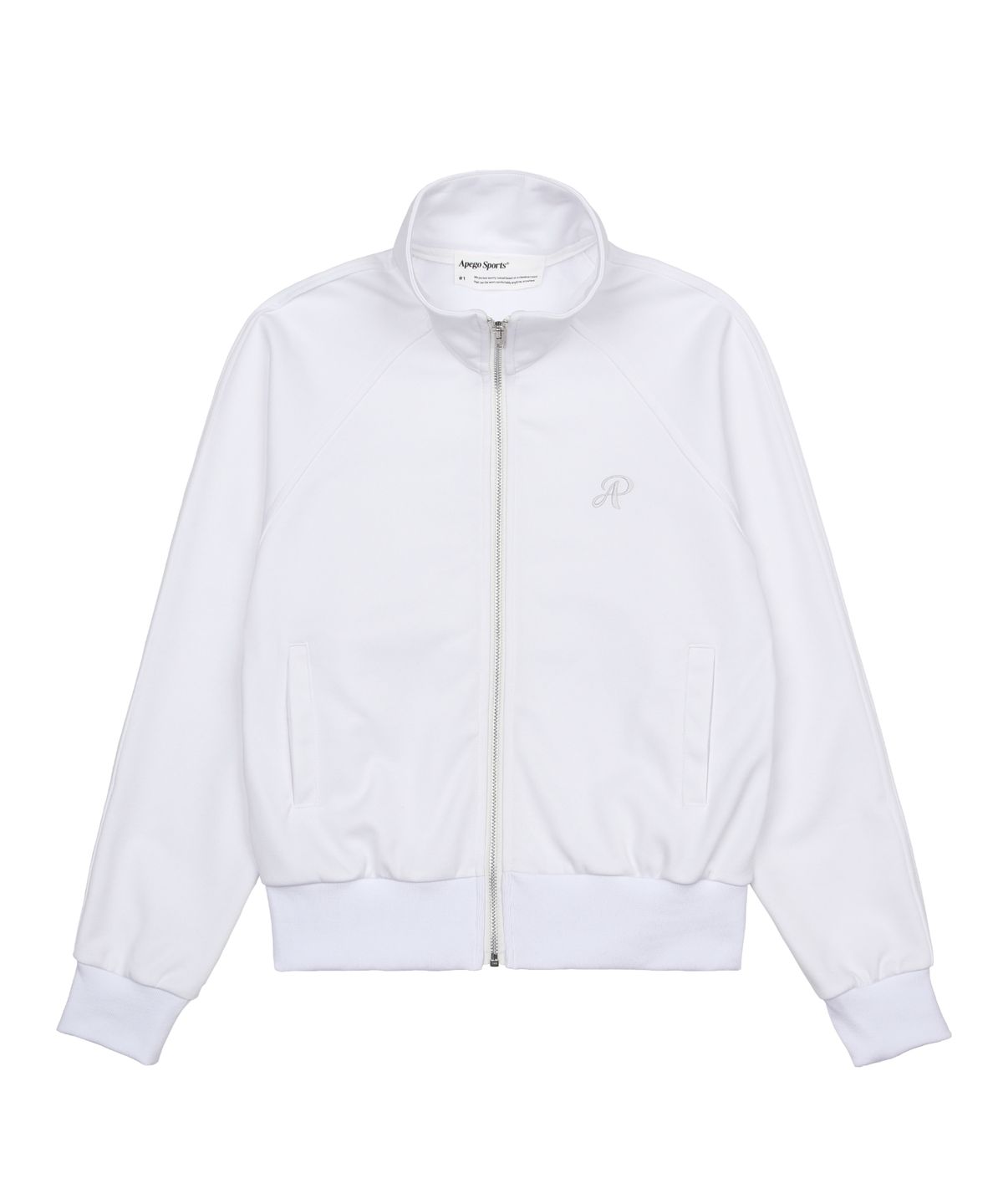 아페고 스포츠(APEGO SPORTS) Jersey Zip-up White