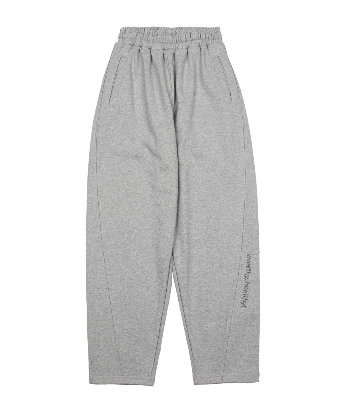 아페고 스포츠(APEGO SPORTS) Semi Balloon Sweat Pants Melange Grey