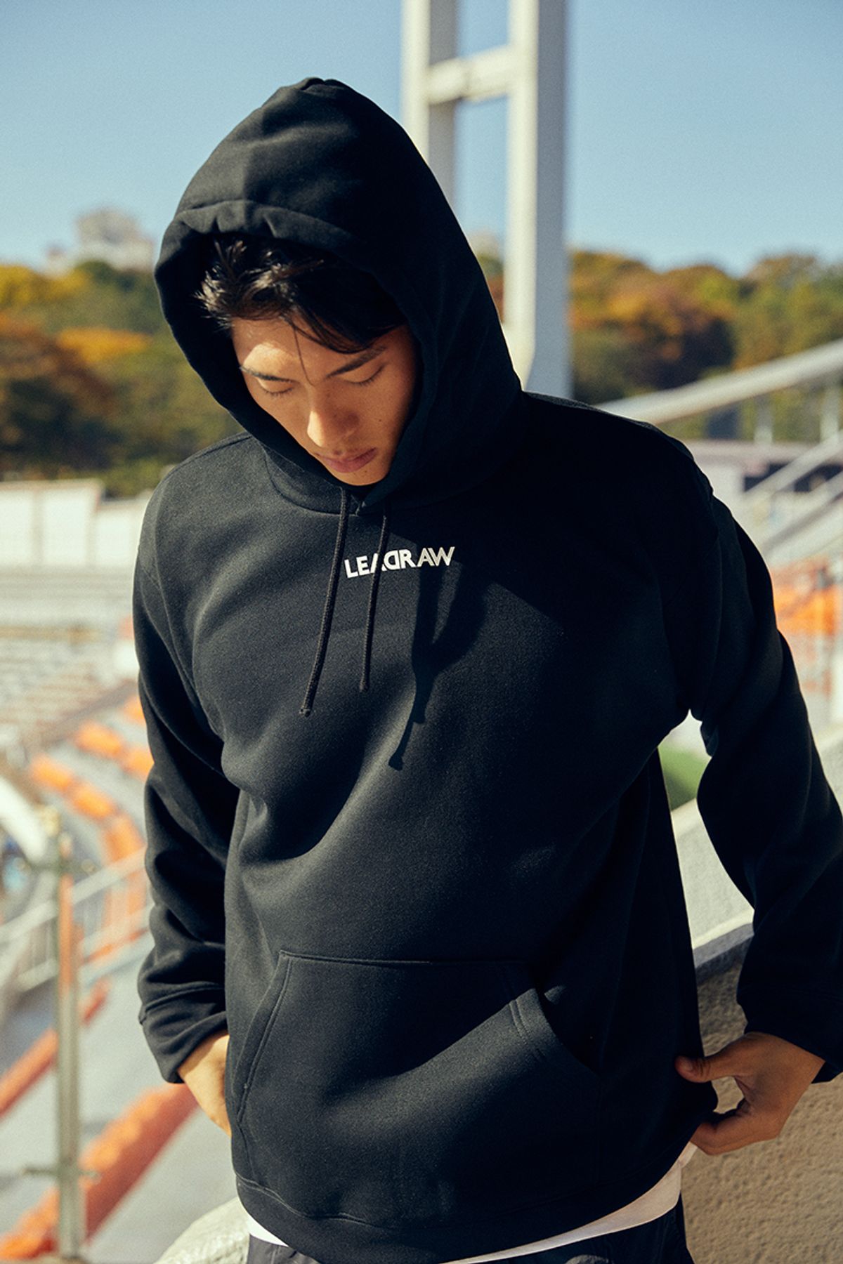 리드로(LEADRAW) Triunfo 후드 C _ 블랙