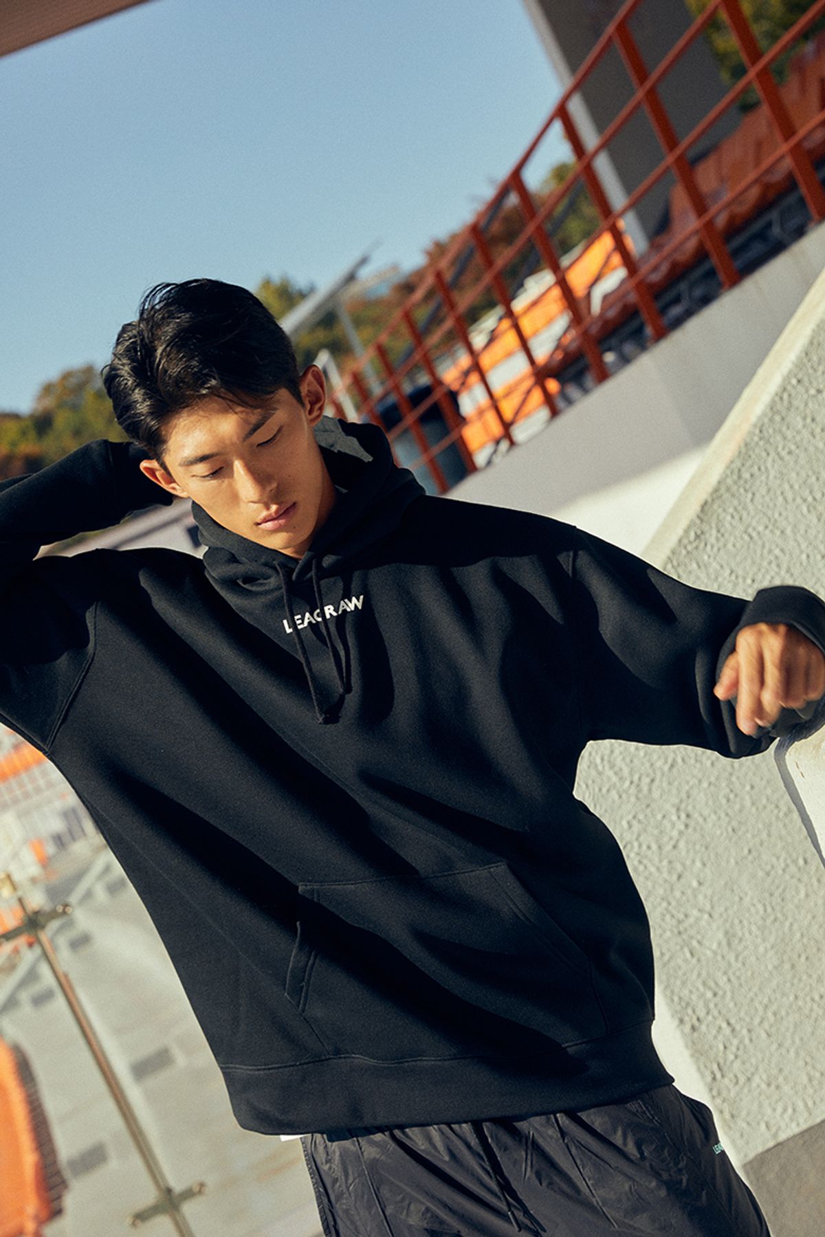 리드로(LEADRAW) Triunfo 후드 C _ 블랙