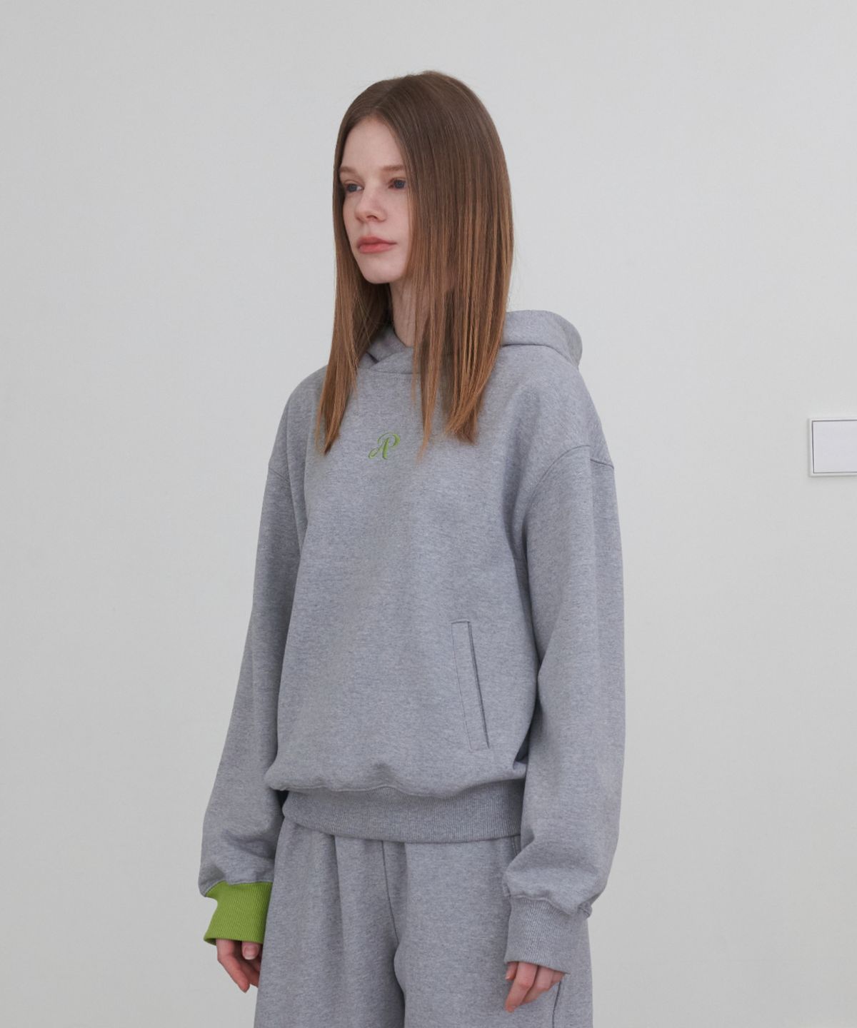 아페고 스포츠(APEGO SPORTS) Signature Hoodie Melange Grey